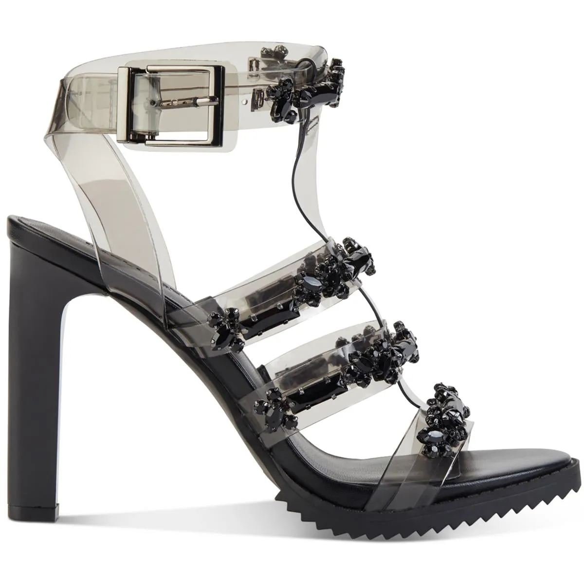 Bristol Womens Slingback Caged Heels