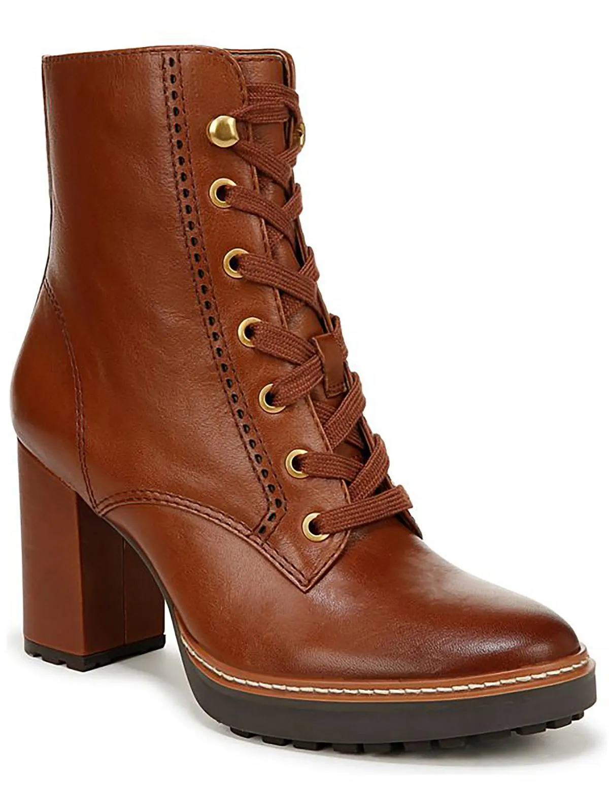 Callie Womens Leather Ankle Boots