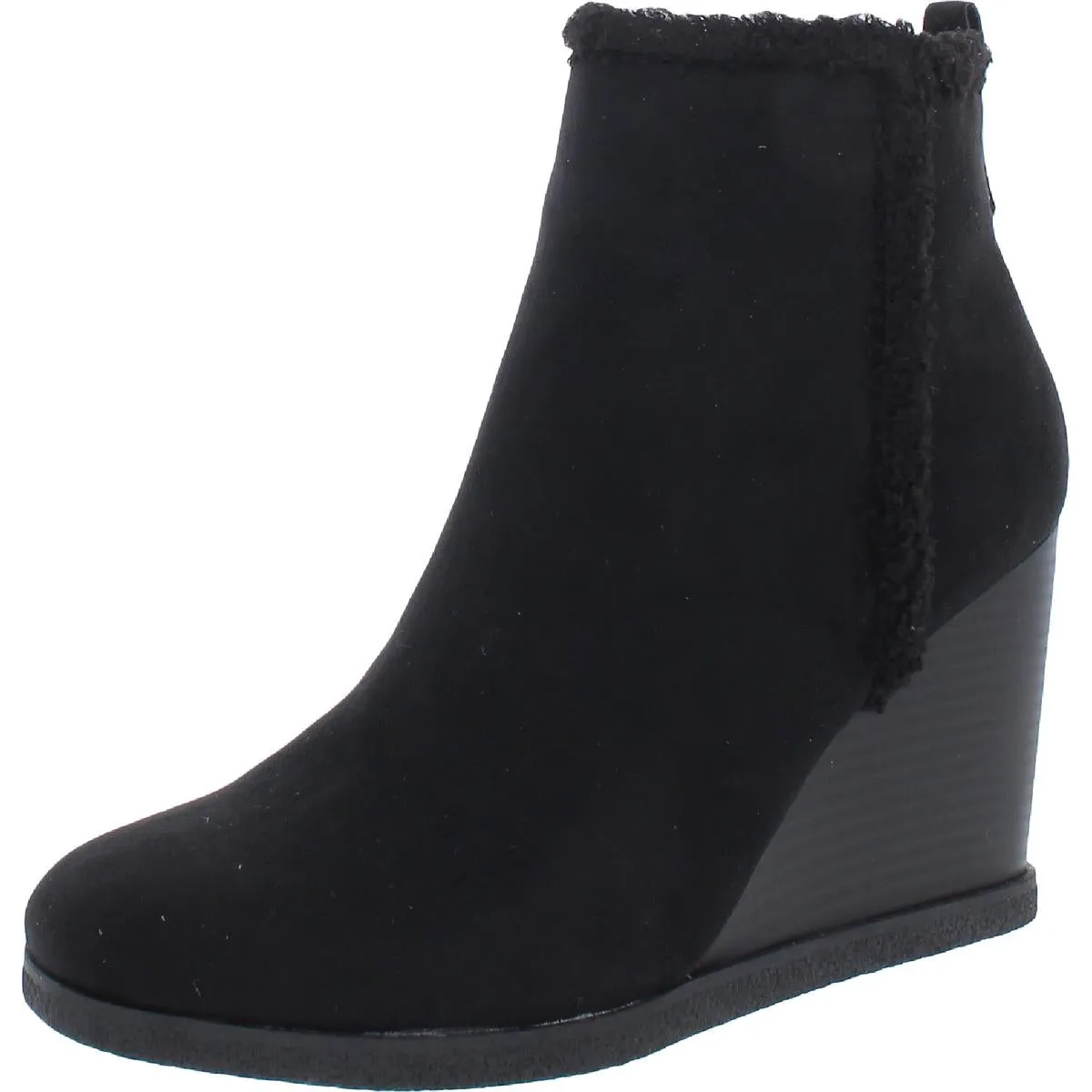Camillia Womens Zip up Platform Wedge Boots
