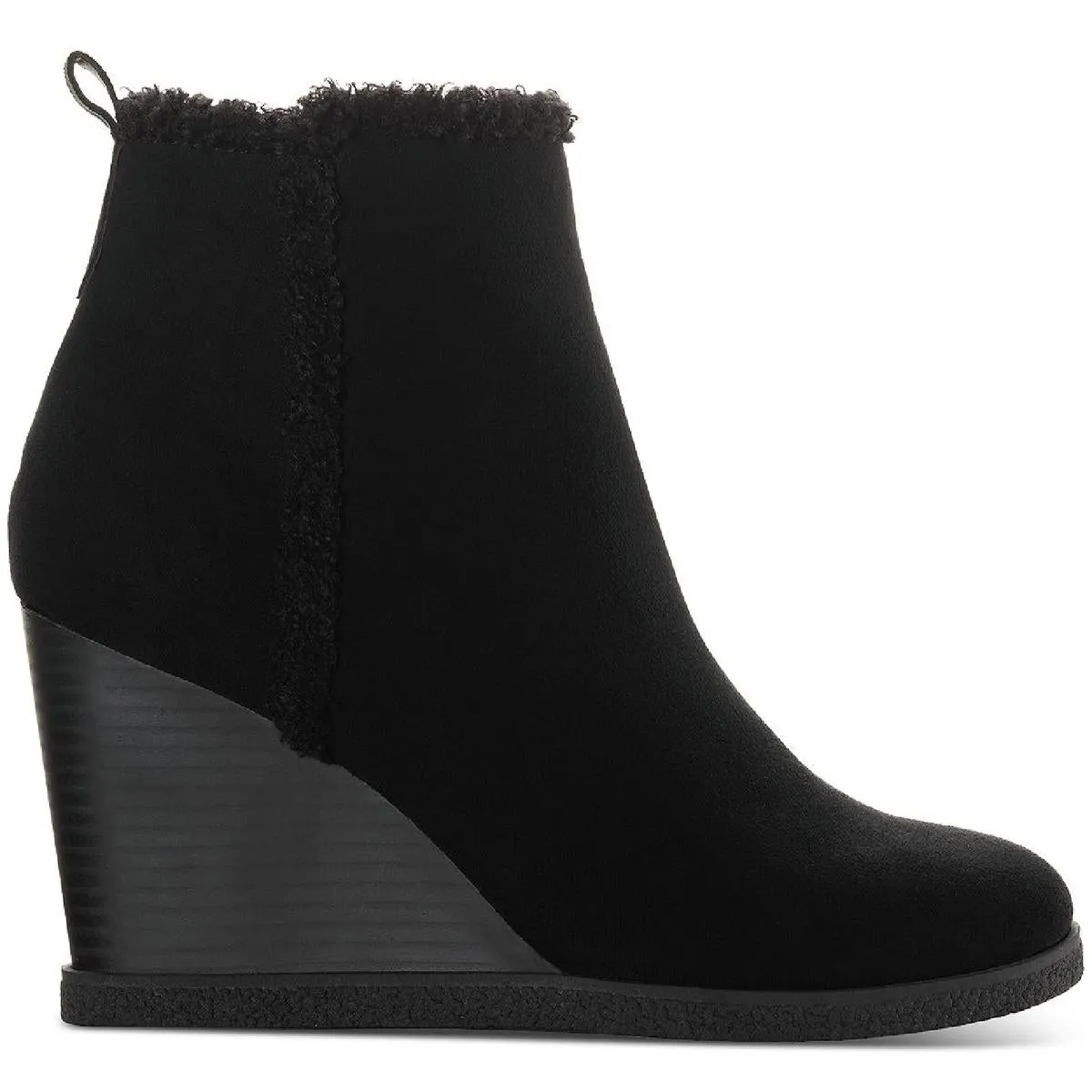 Camillia Womens Zip up Platform Wedge Boots