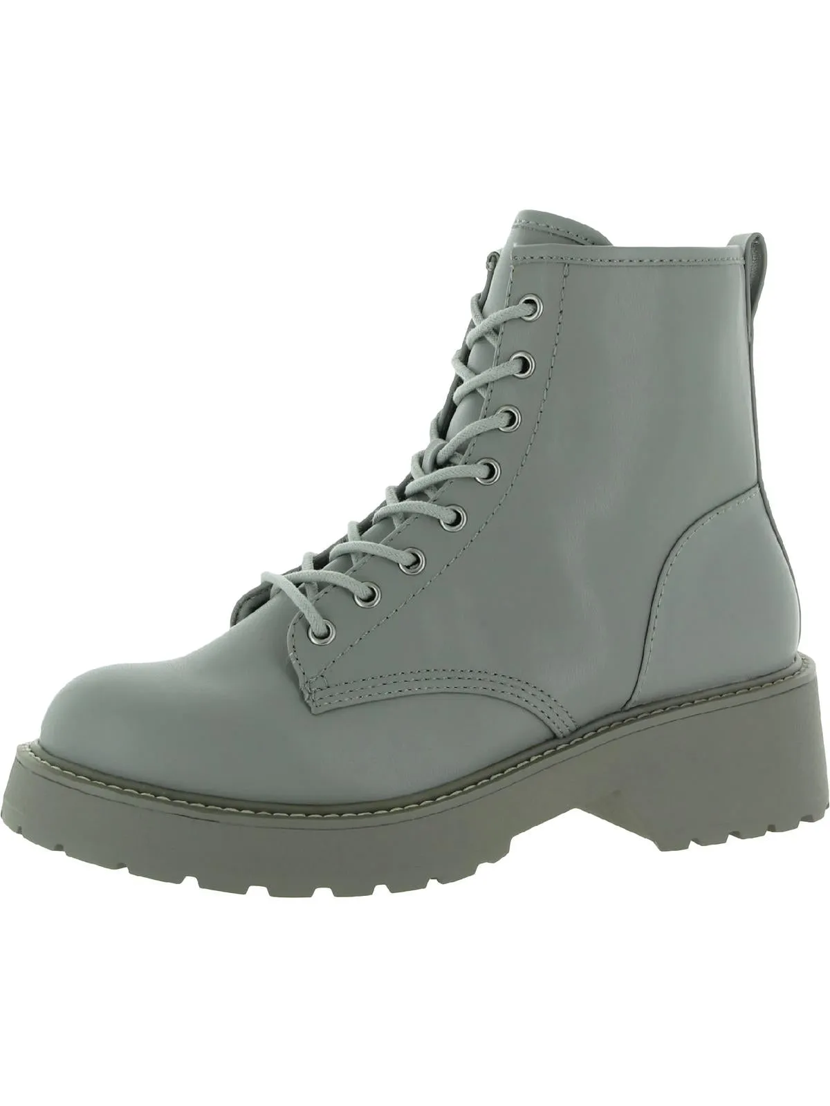 Carra Womens Rhinestone Lug Sole Ankle Boots