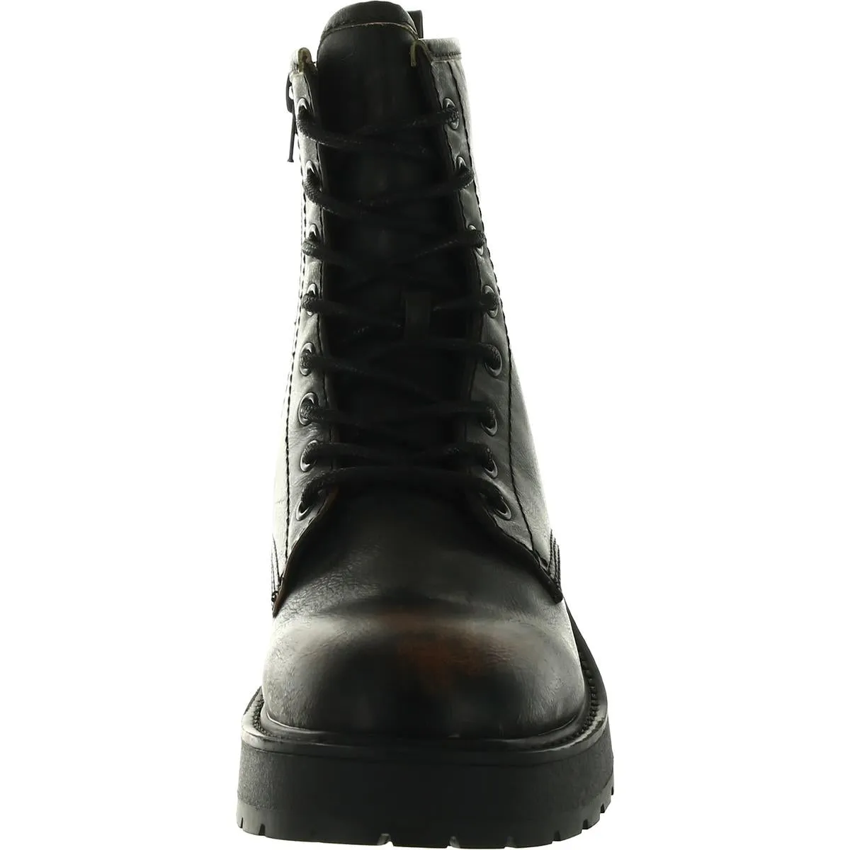 Carra Womens Rhinestone Lug Sole Ankle Boots