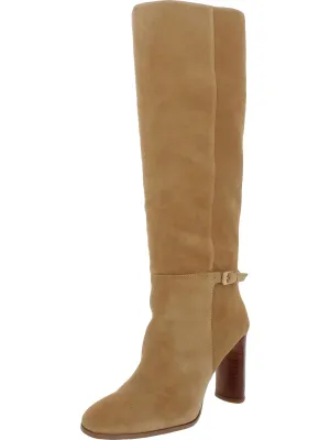 Cassie Womens Zipper Round Toe Knee-High Boots