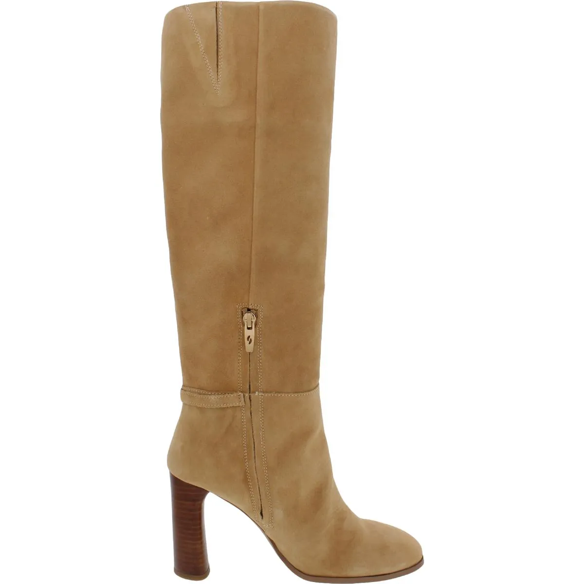 Cassie Womens Zipper Round Toe Knee-High Boots