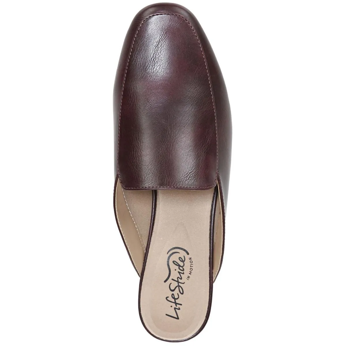 Casual Mocs Womens Faux Leather Slip On Mules