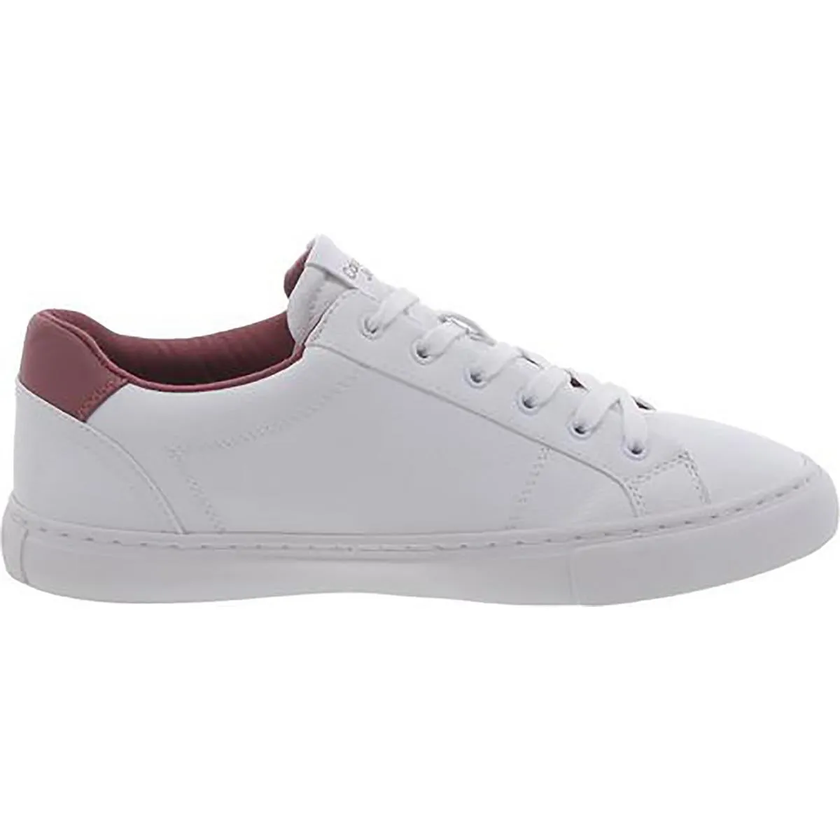 Celbi Womens Faux Leather Lace-Up Casual And Fashion Sneakers