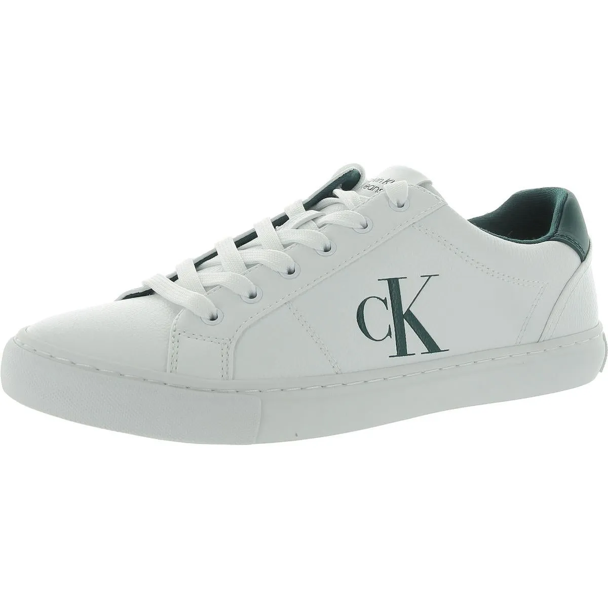 Celbi Womens Faux Leather Lace-Up Casual And Fashion Sneakers