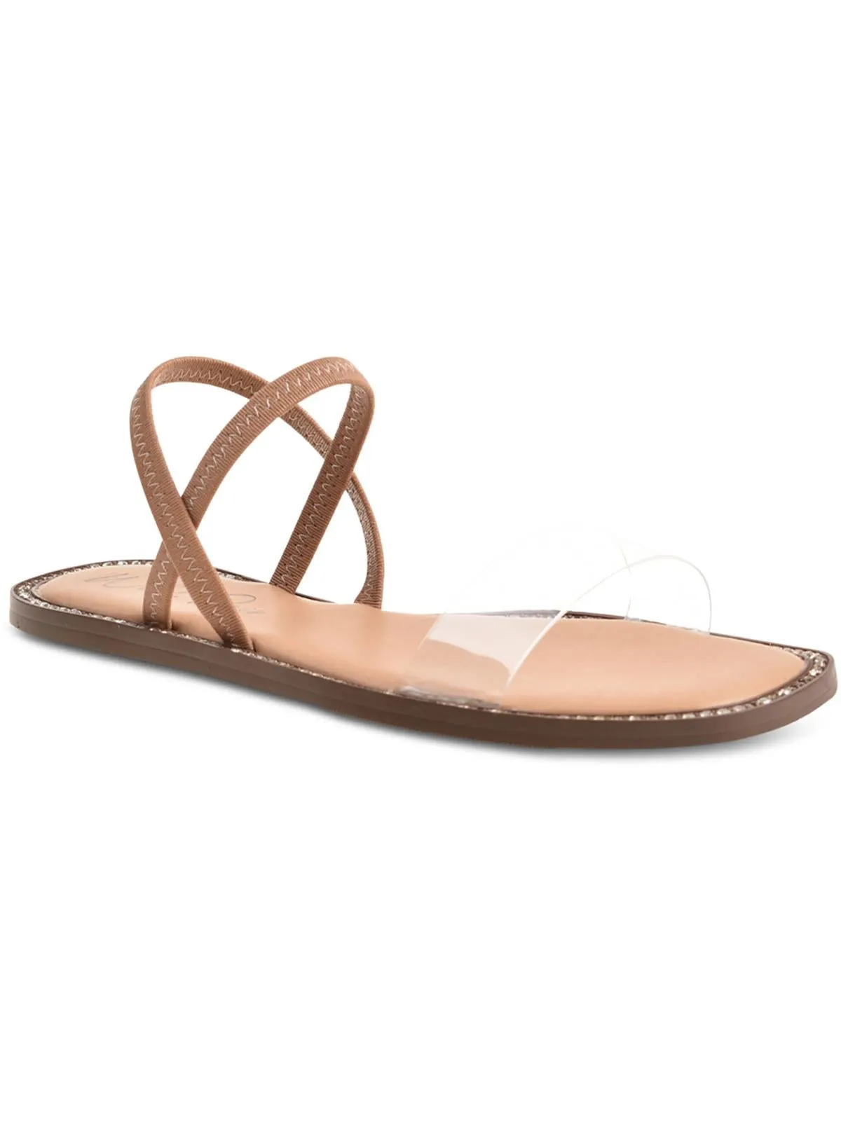 Celest Womens Embellished Open Toe Slingback Sandals