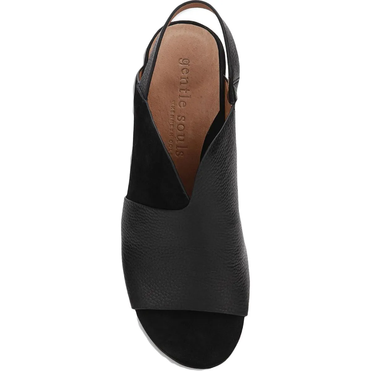 Charlene Hooded Womens Leather Peep Toe Heel Sandals
