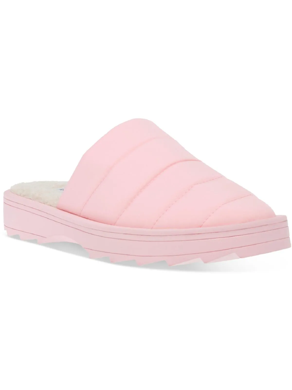 Chex Womens Quilted Faux Fur Lined Slide Slippers