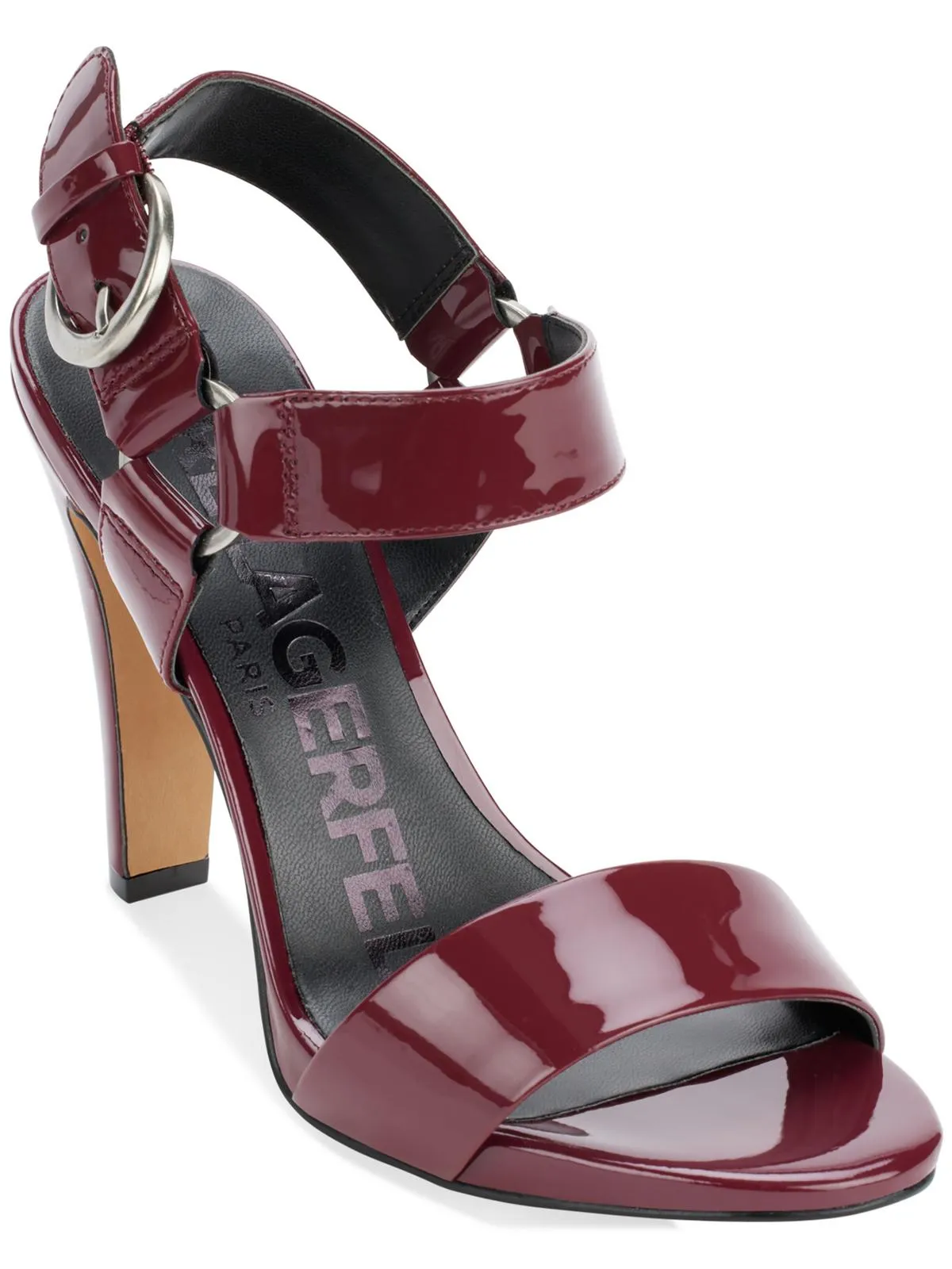 Cieone Womens Patent Leather Strappy Dress Sandals