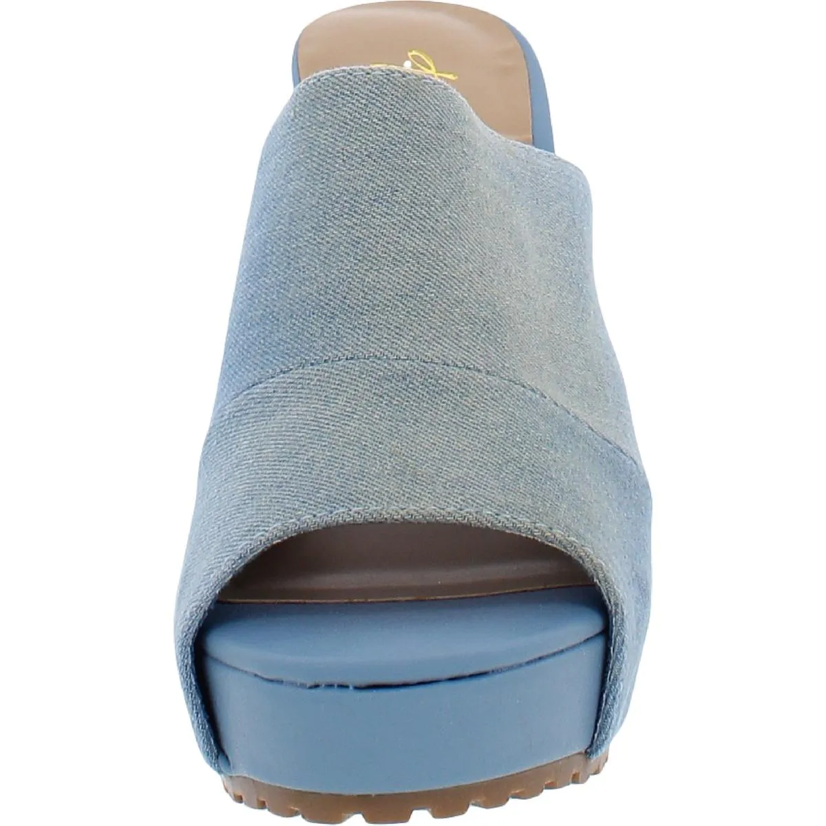 Cindie Womens Platforms Peep-Toe Mule Sandals
