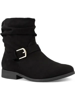 Clarett Womens Side Zipper Ankle Boots