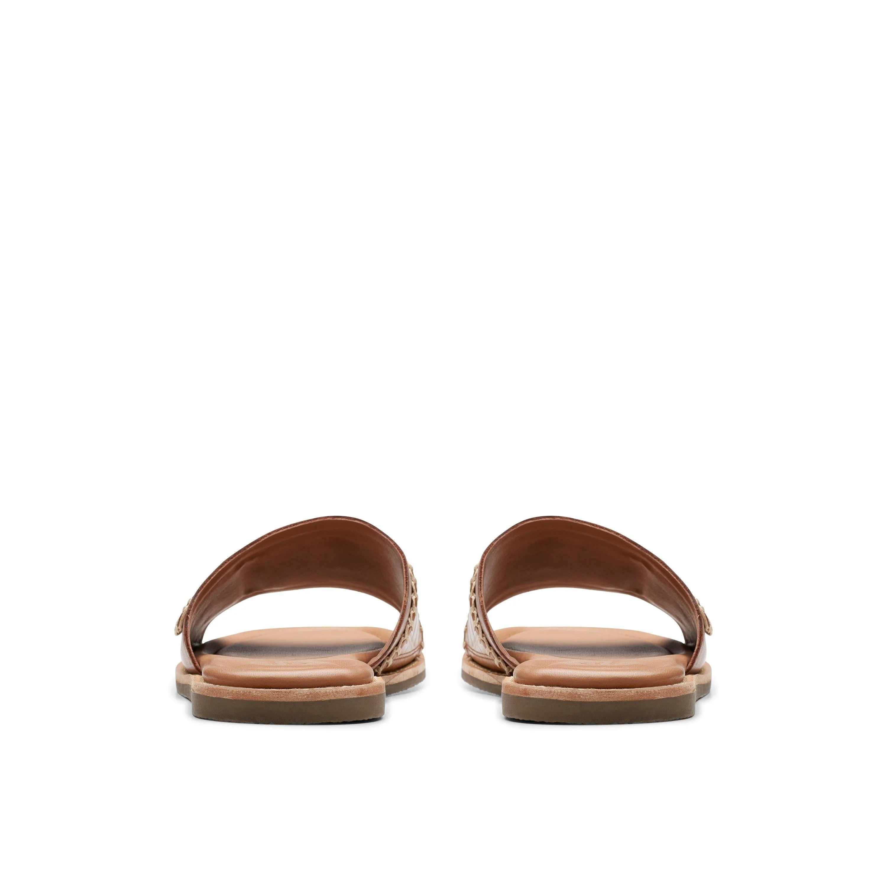 Clarks Maritime Mule in Brown Leather