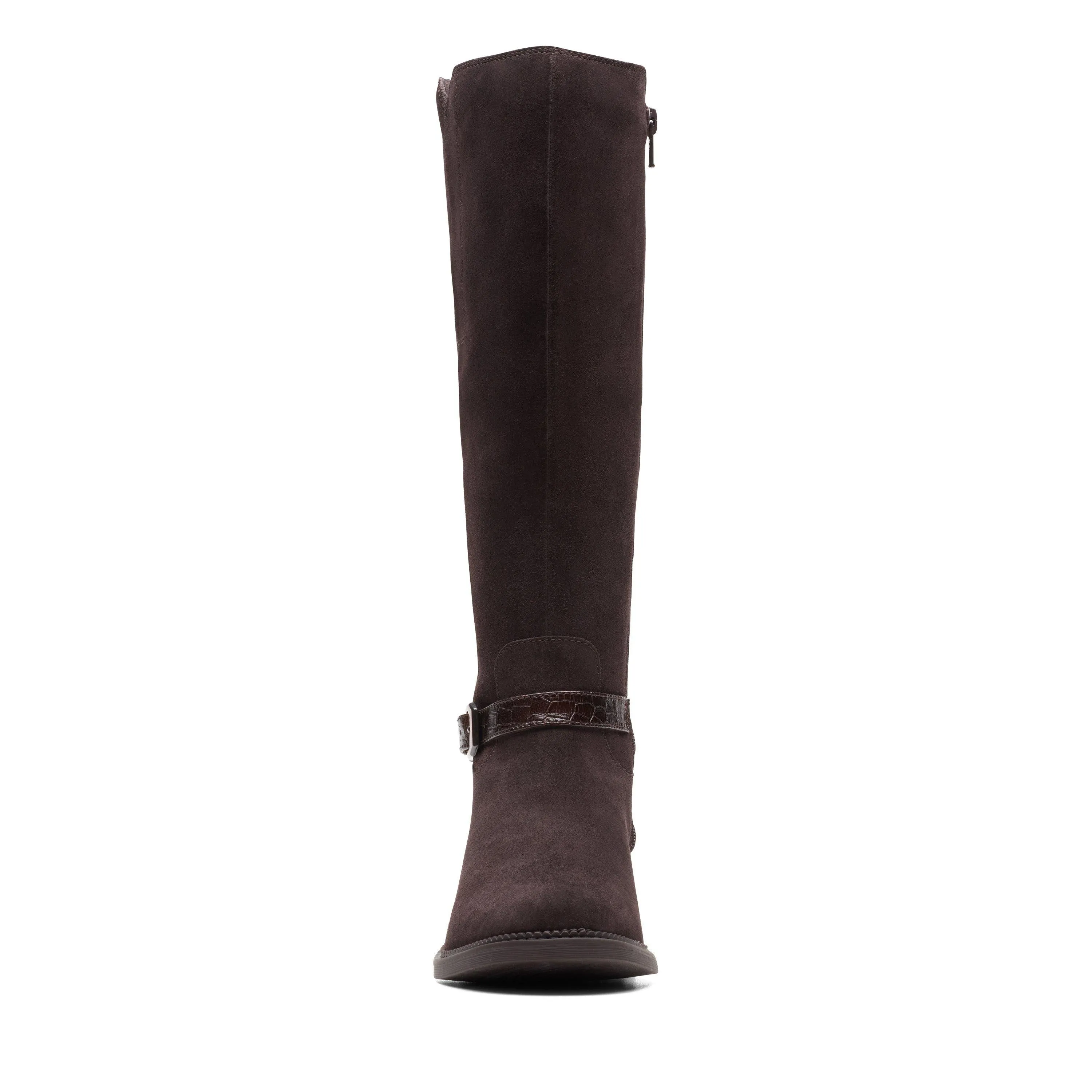 Clarks Maye Aster in Brown Suede