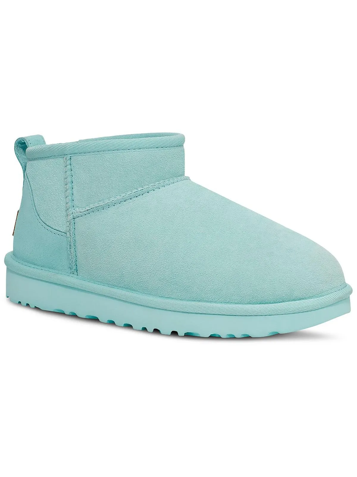 Classic Ultra Mini Womens Suede Ankle Bootie Slippers