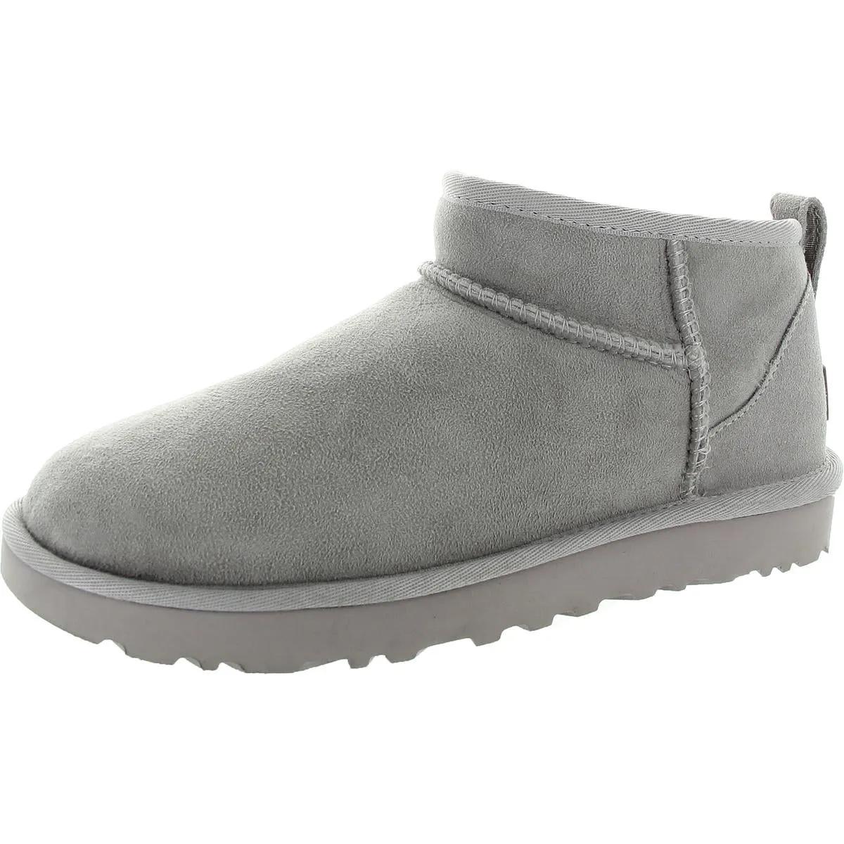 Classic Ultra Mini Womens Suede Ankle Bootie Slippers