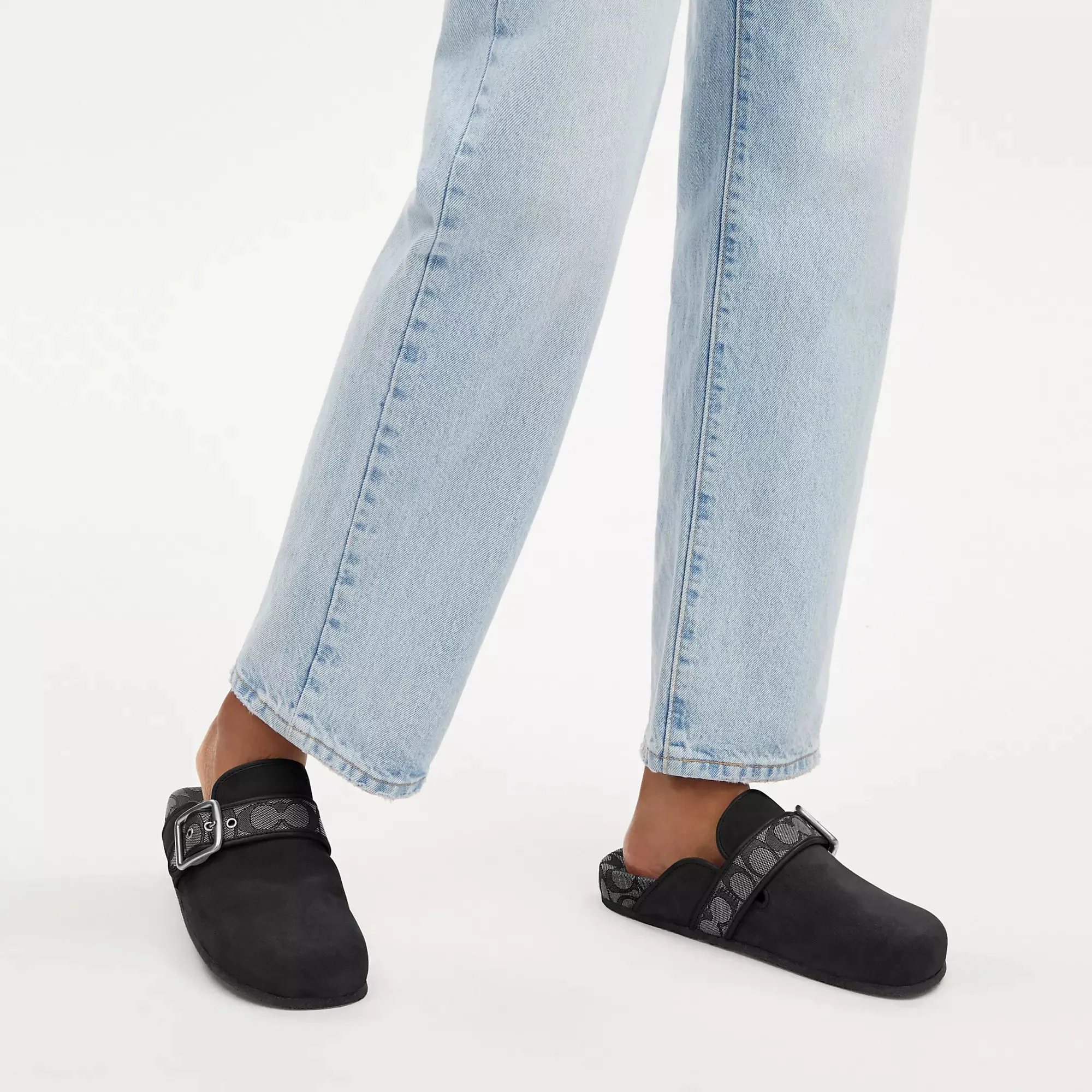 Coach Outlet Ashton Clog In Signature Jacquard