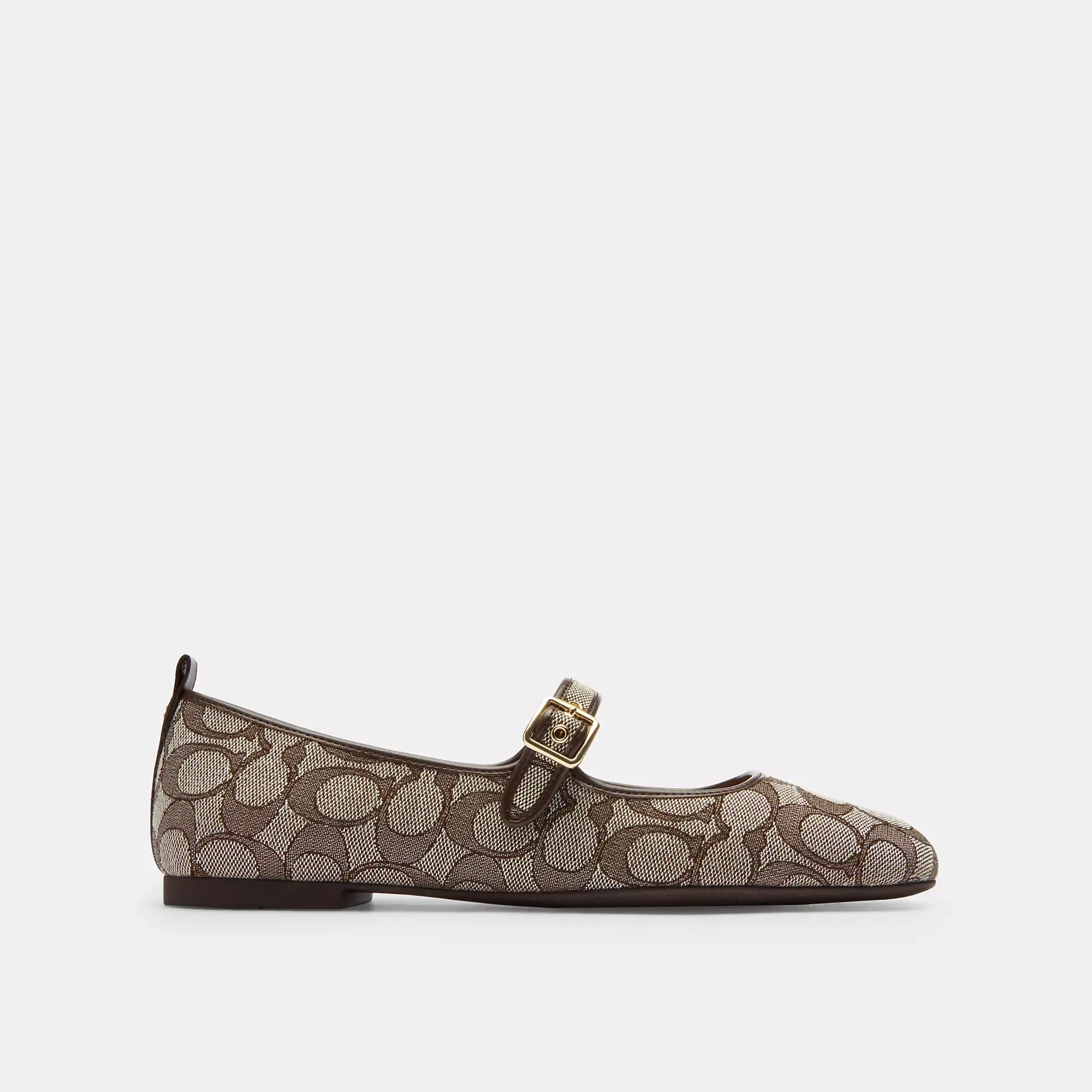 Coach Outlet C Rivet Mary Jane In Signature Jacquard