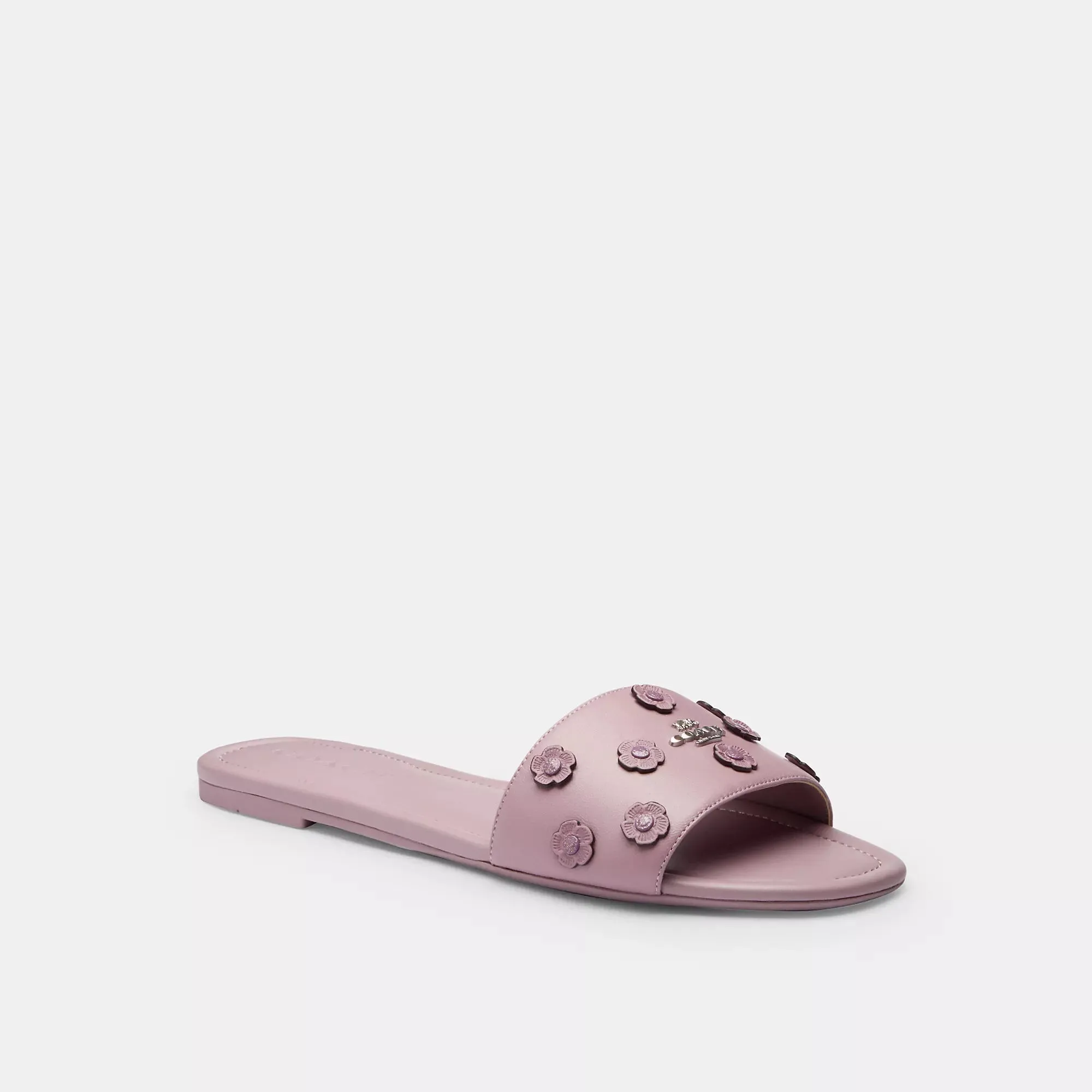 Coach Outlet Slide Sandal With Tea Rose