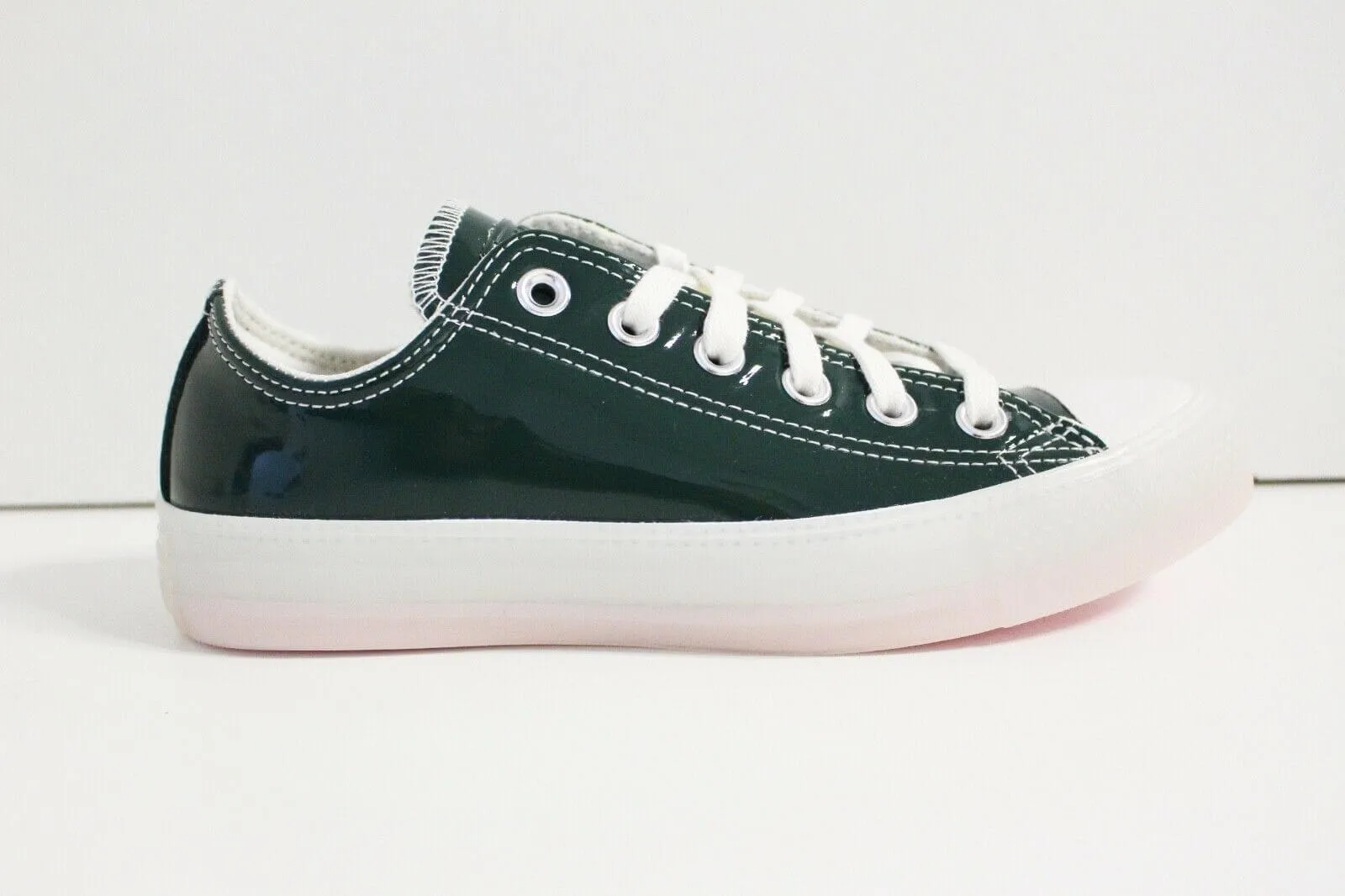 Converse Chuck Taylor All Star OX   Deep Emerald Leather Sneakers