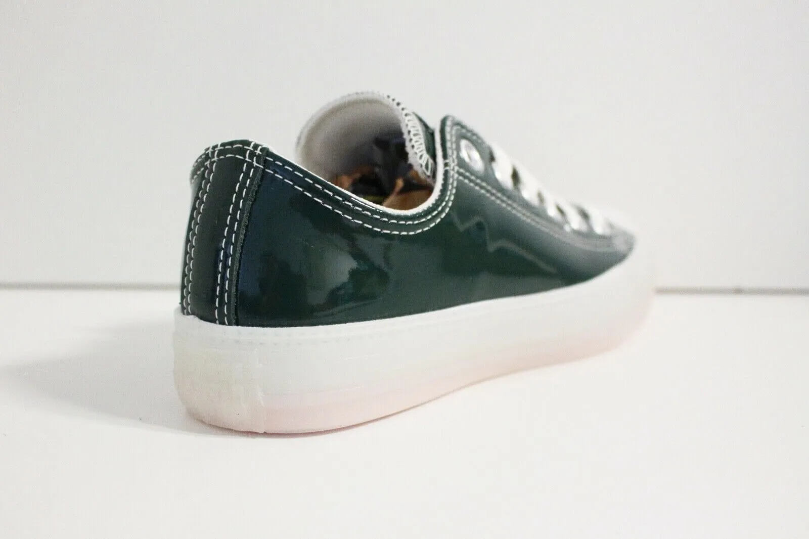 Converse Chuck Taylor All Star OX   Deep Emerald Leather Sneakers