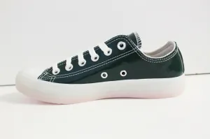 Converse Chuck Taylor All Star OX   Deep Emerald Leather Sneakers