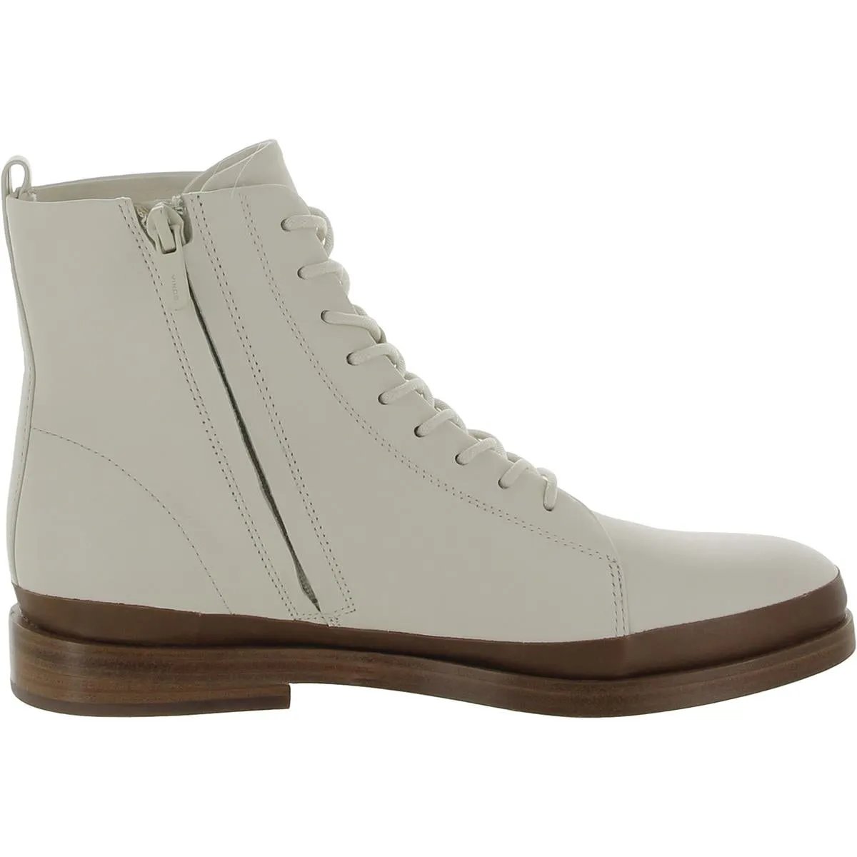 Cooper Womens Leather Round Toe Booties