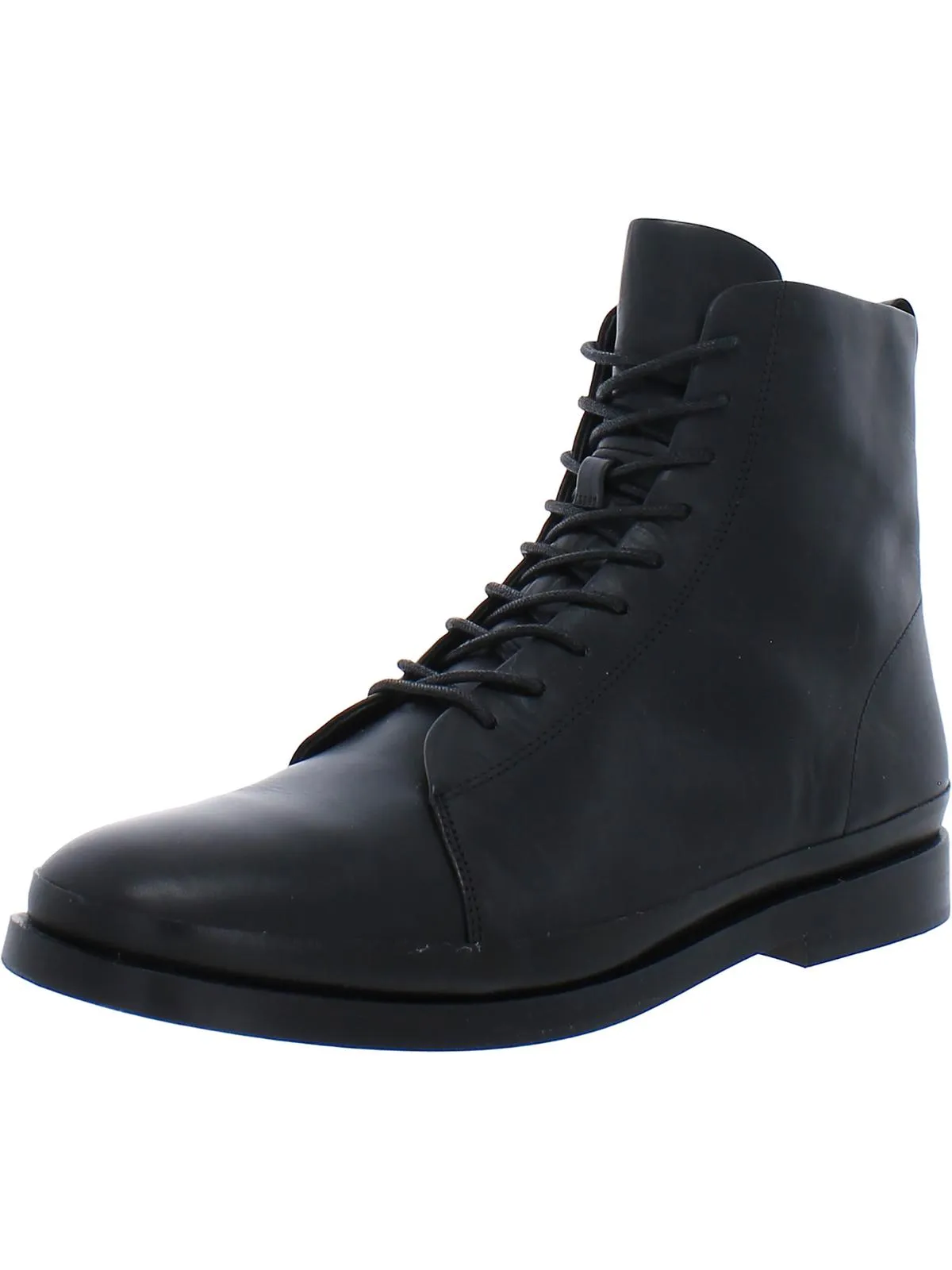 Cooper Womens Leather Round Toe Booties