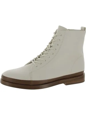 Cooper Womens Leather Round Toe Booties