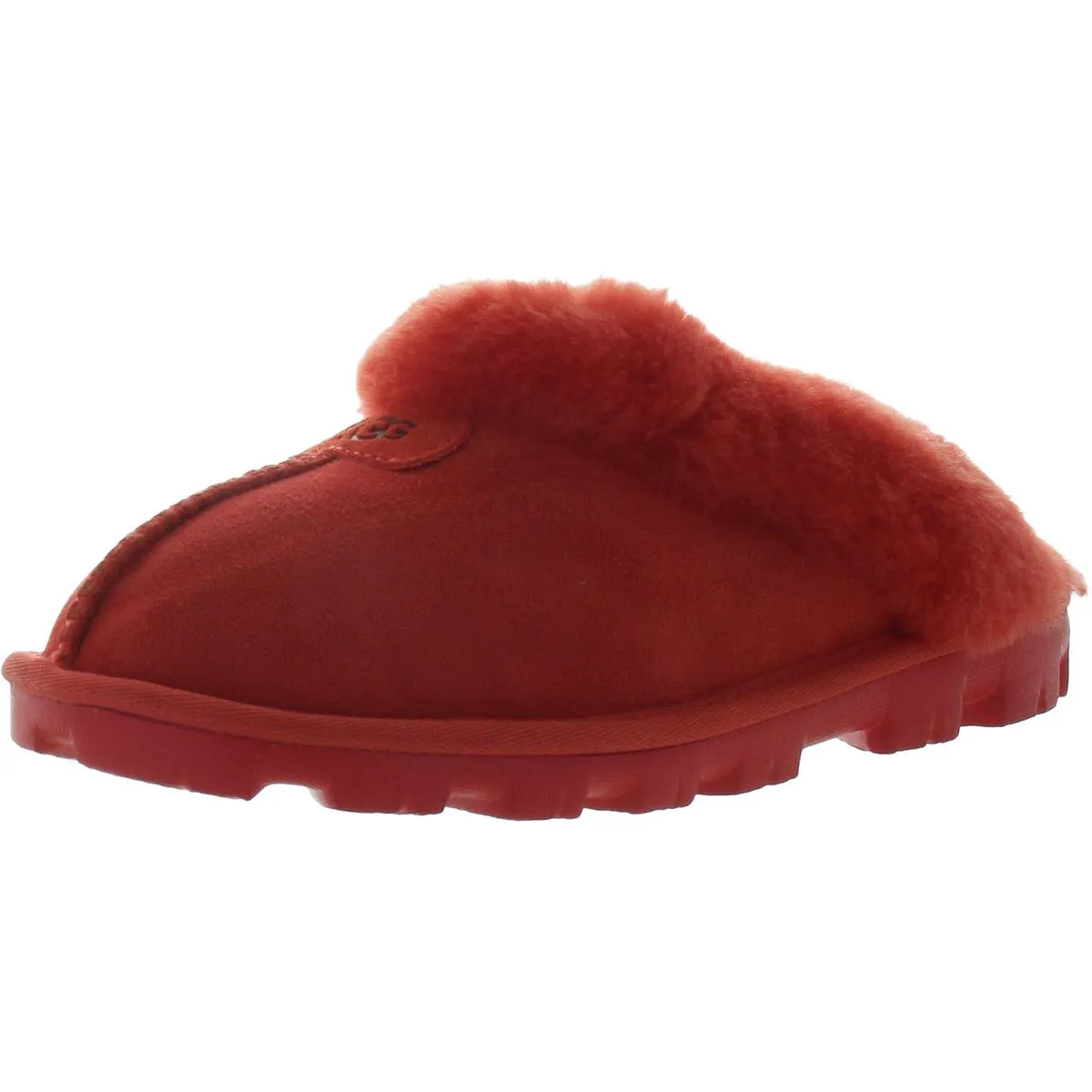 Coquette Womens Suede Lined Mule Slippers