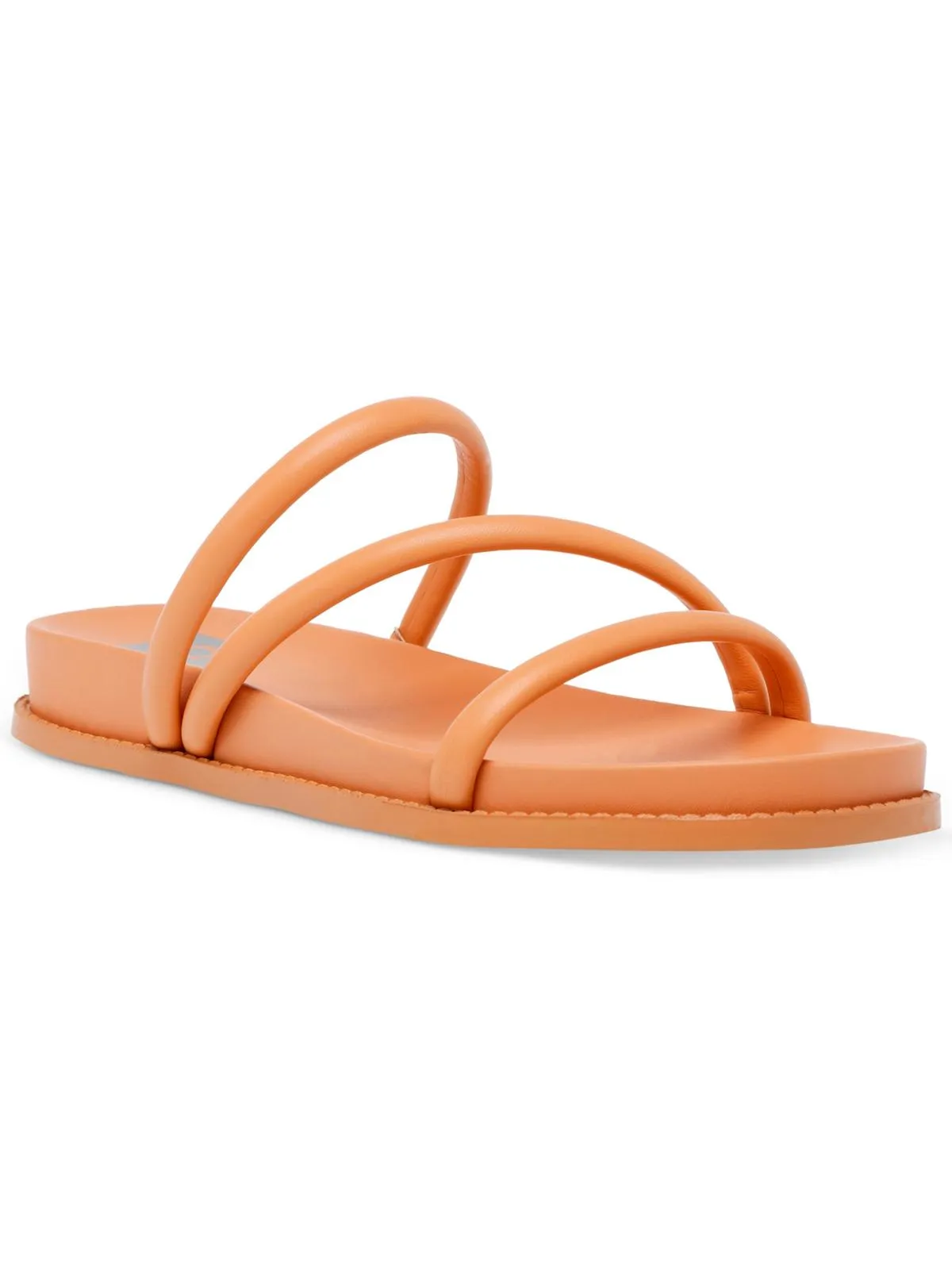 Cortez Womens Faux Leather Slides Strappy Sandals