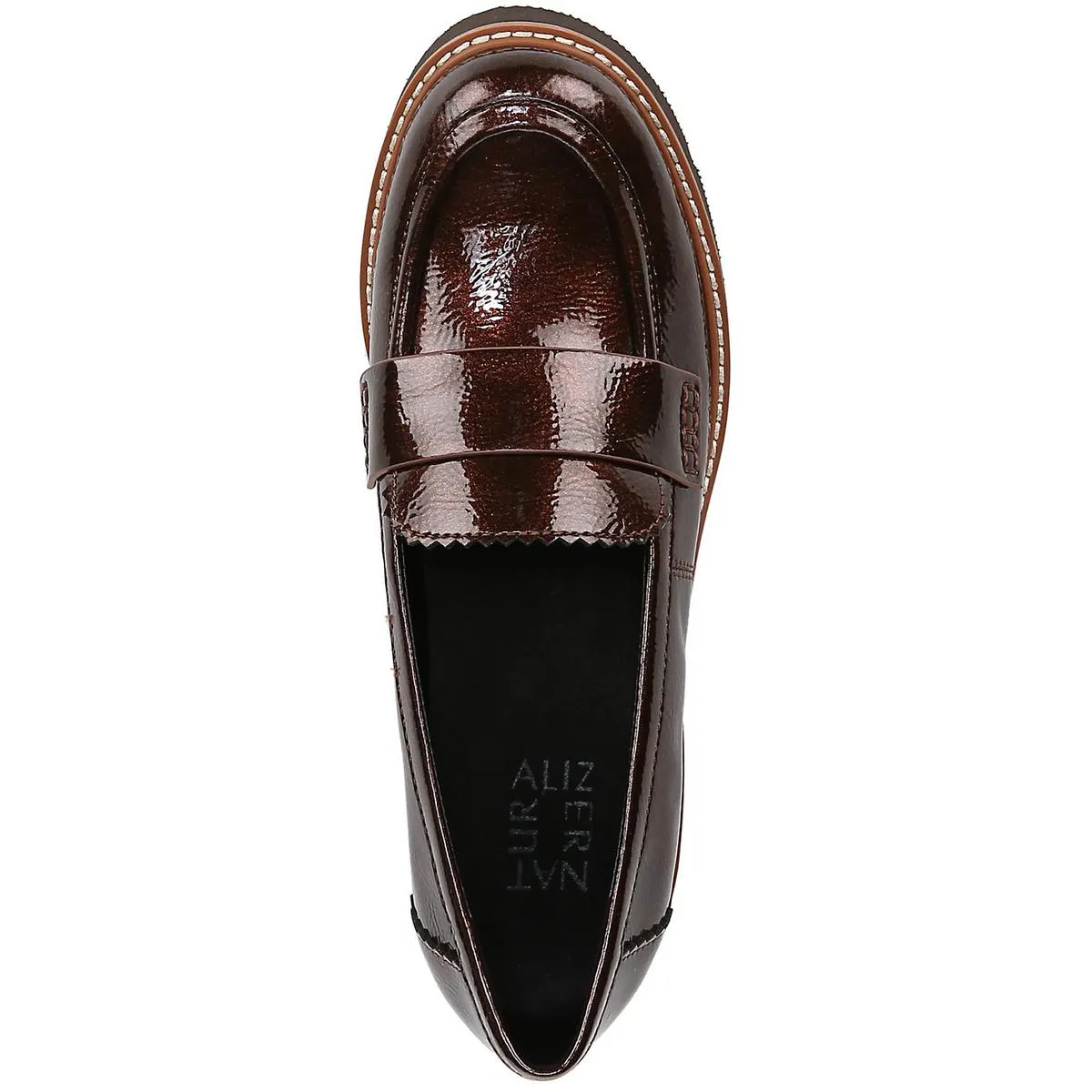 Dakota Womens Patent Slip-On Loafers
