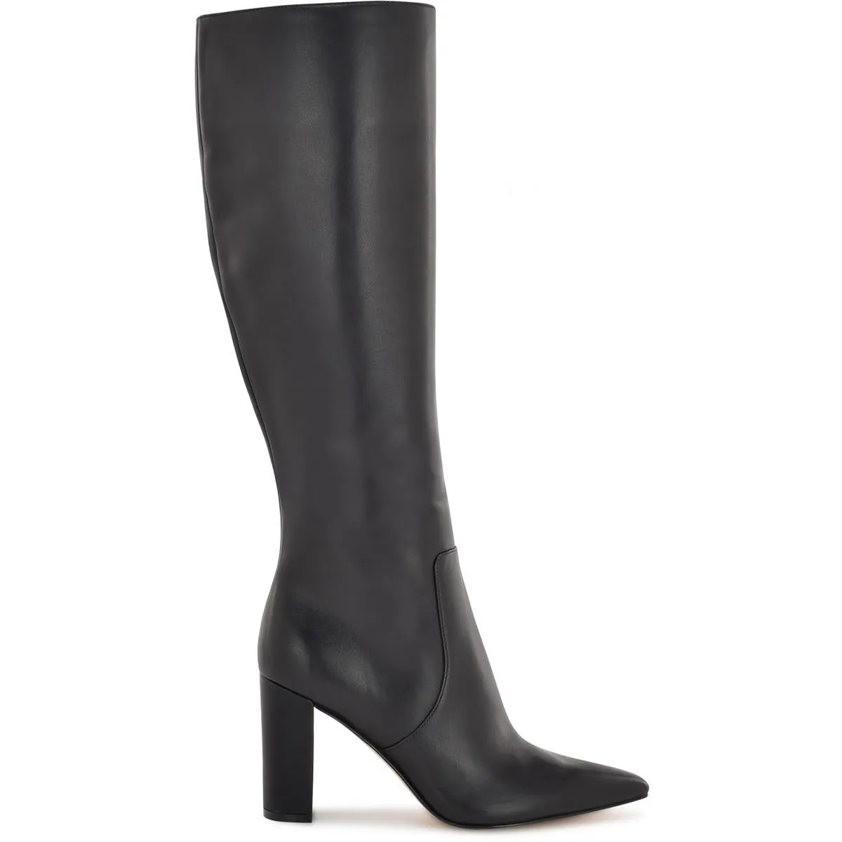 Danee Womens Wide Calf Leather Knee-High Boots