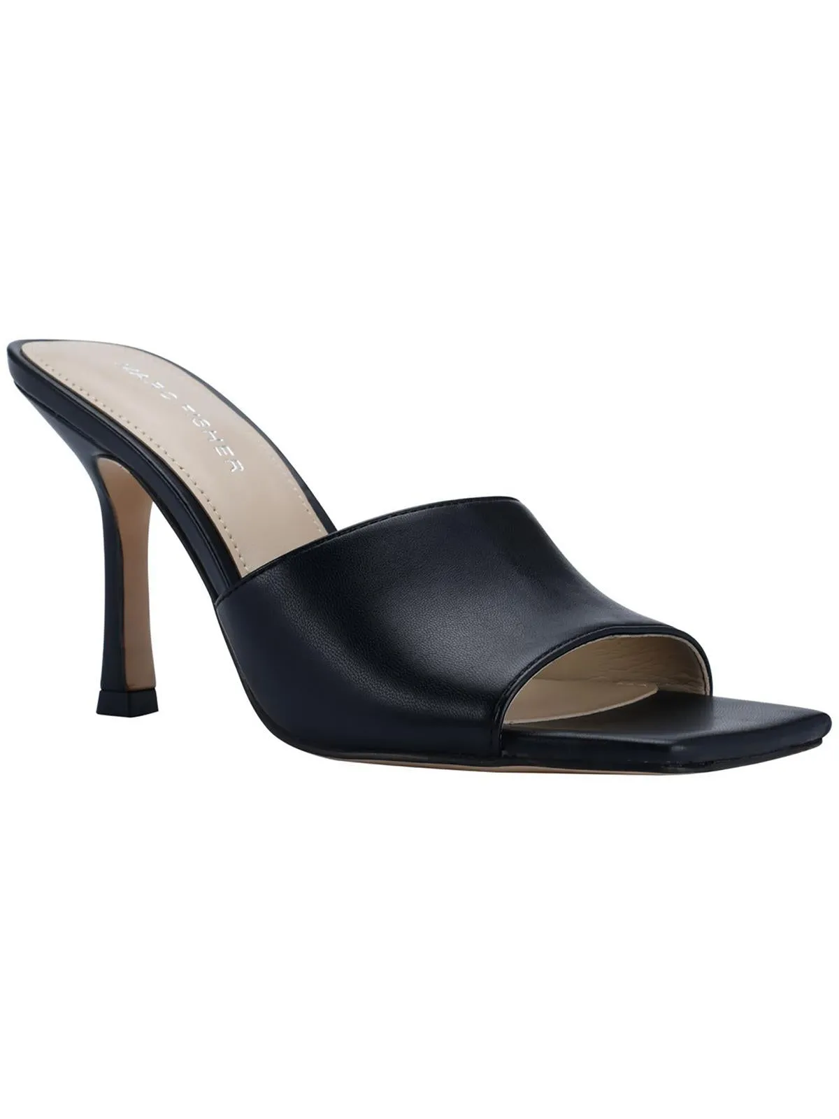 Danria Womens Solid Peep-Toe Heels