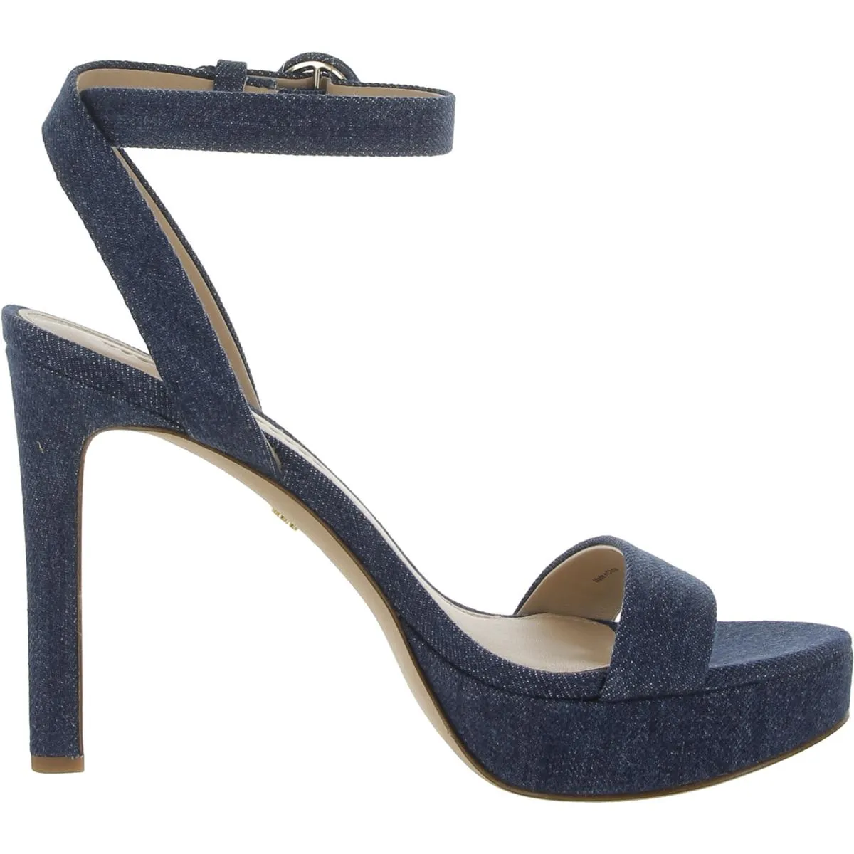 Darcelle Womens Buckle Ankle Strap Heels