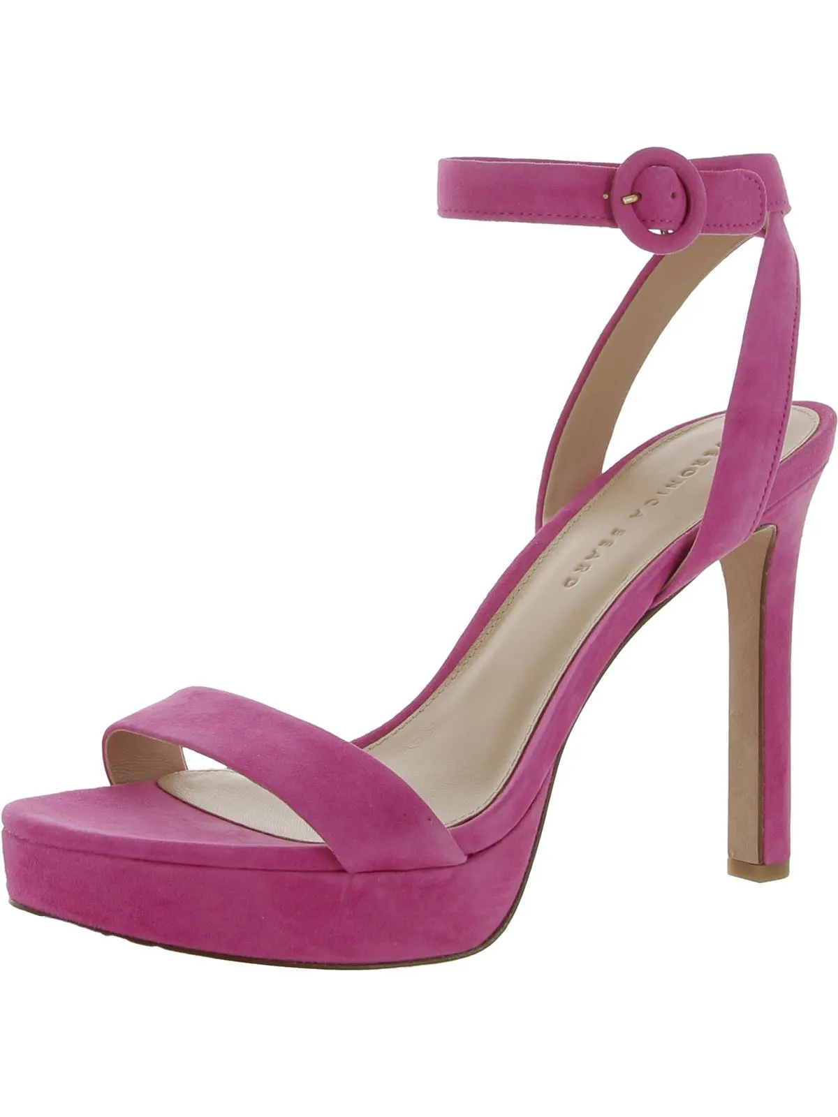 Darcelle Womens Buckle Ankle Strap Heels