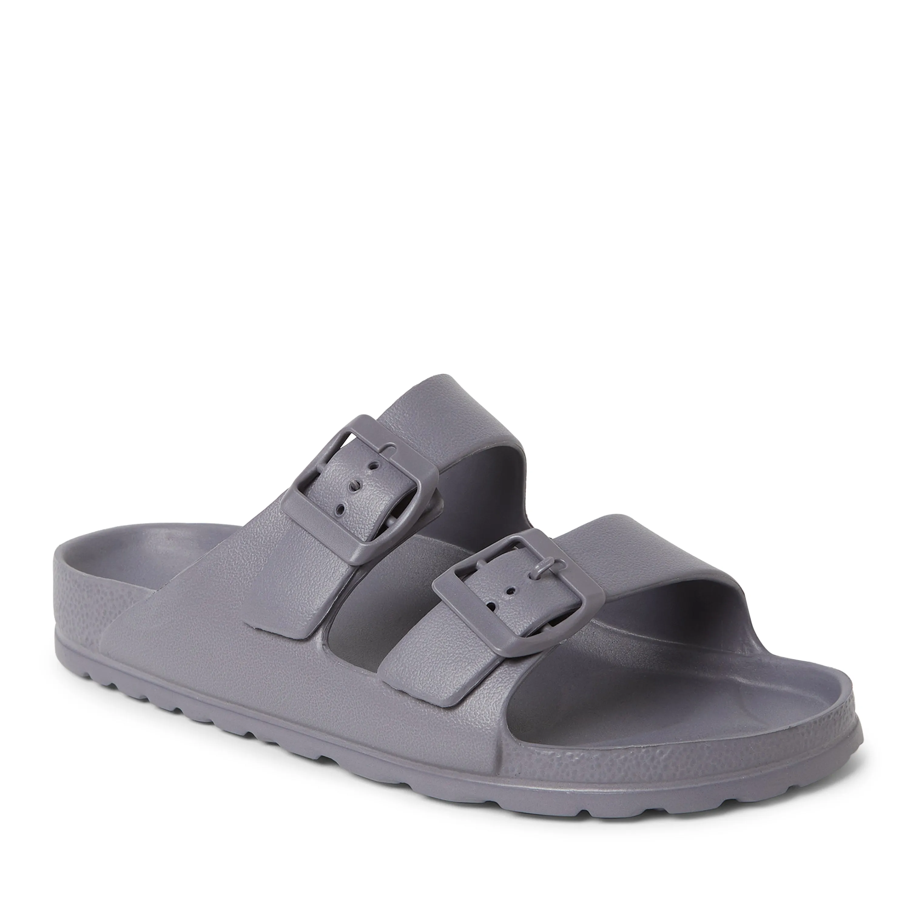 Dearfoams EcoCozy Women's Sustainable Double Buckle Sandal