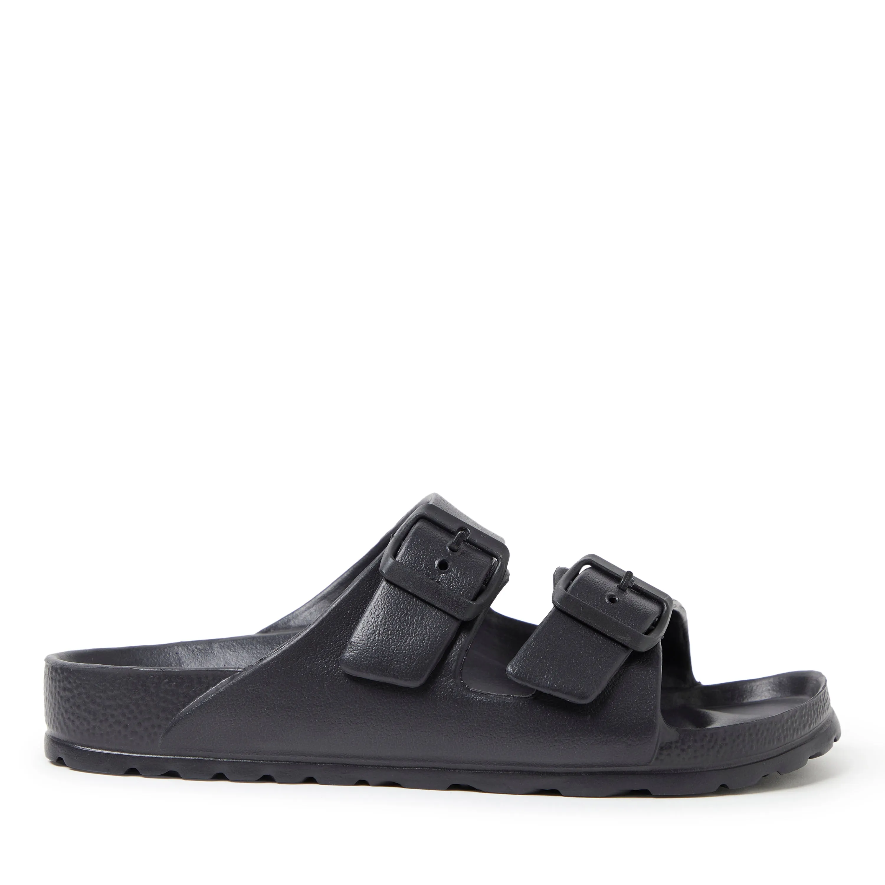 Dearfoams EcoCozy Women's Sustainable Double Buckle Sandal