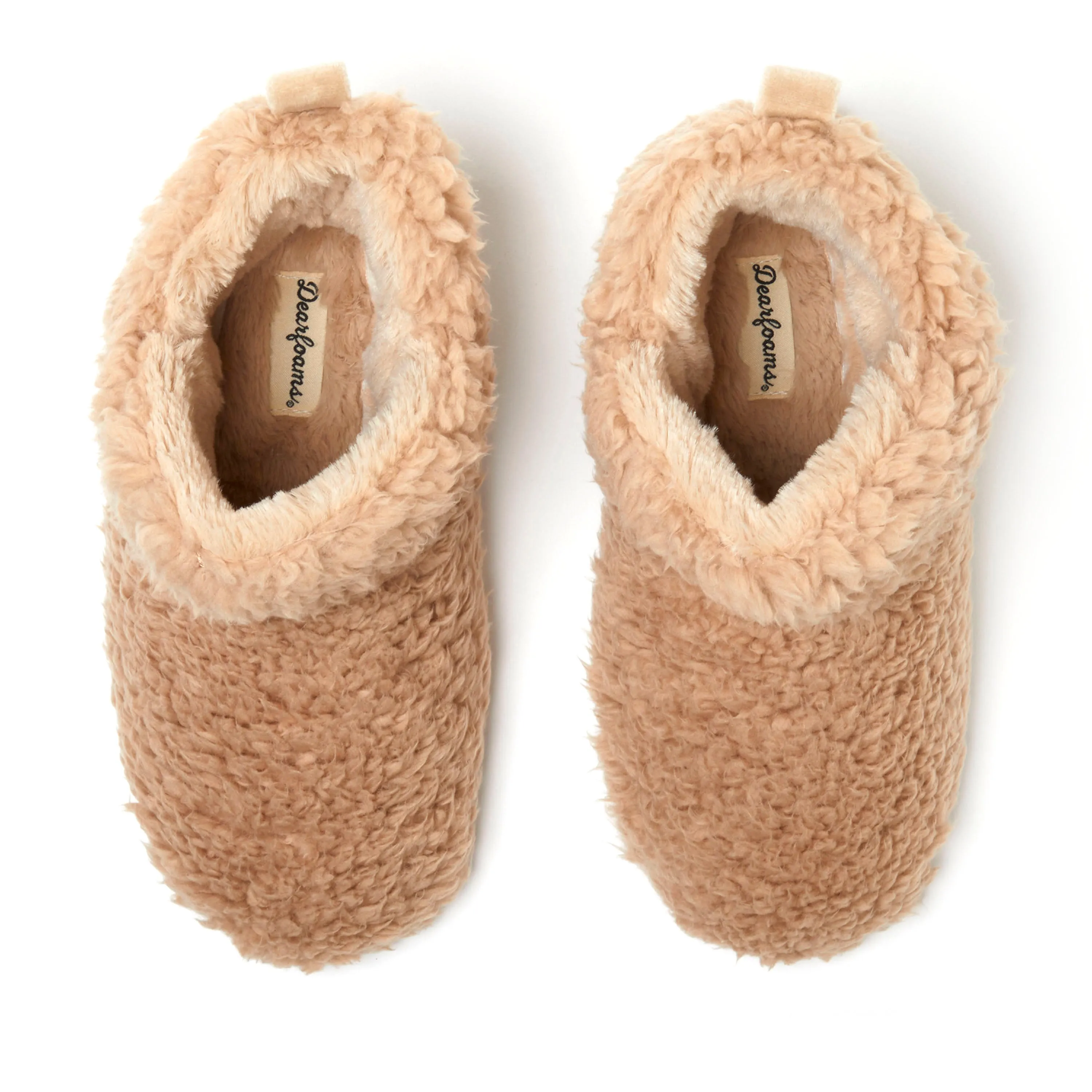 Dearfoams Womens Chelsea Shaggy Pile Bootie Slippers