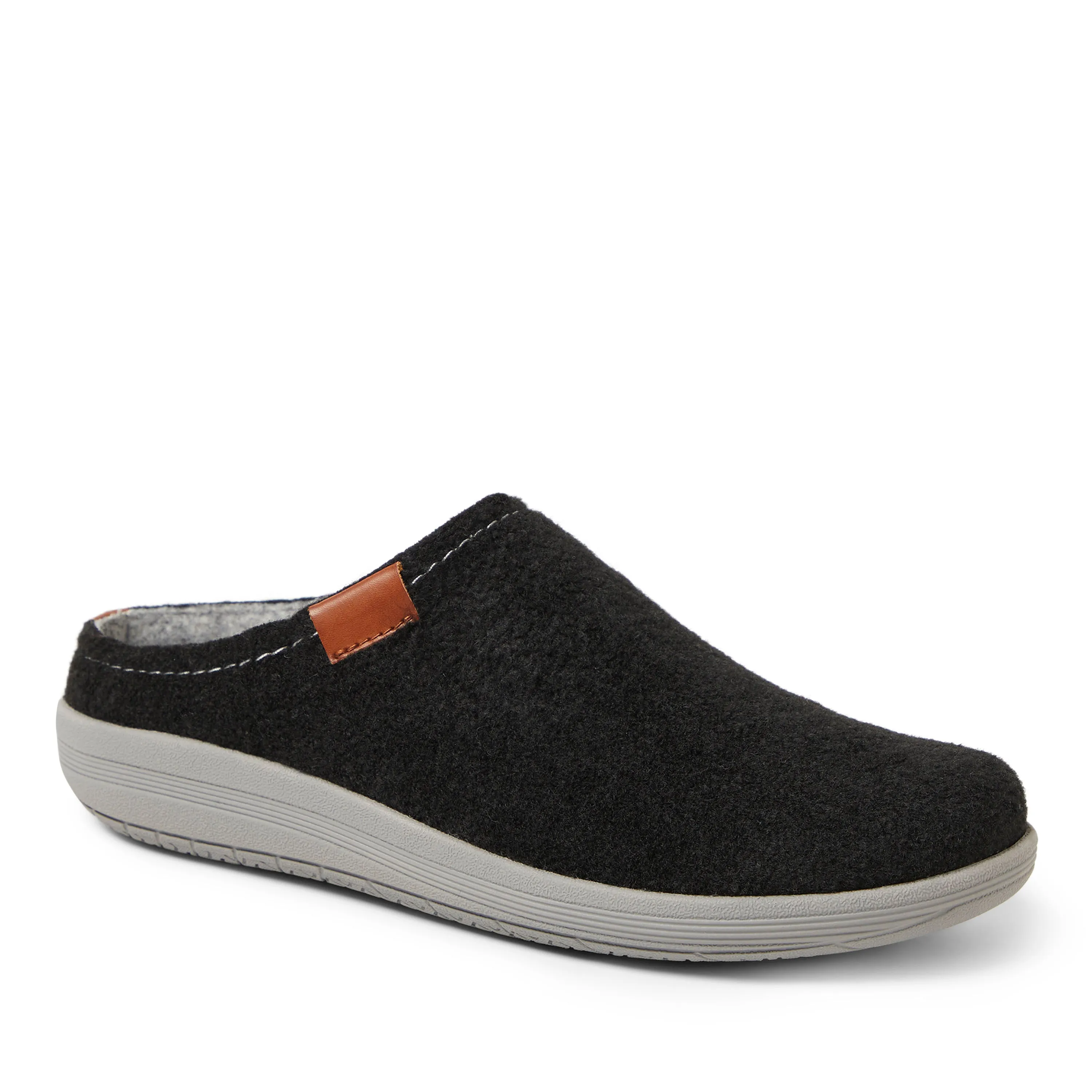 Dearfoams Womens Gianna Oblique Toe Mule