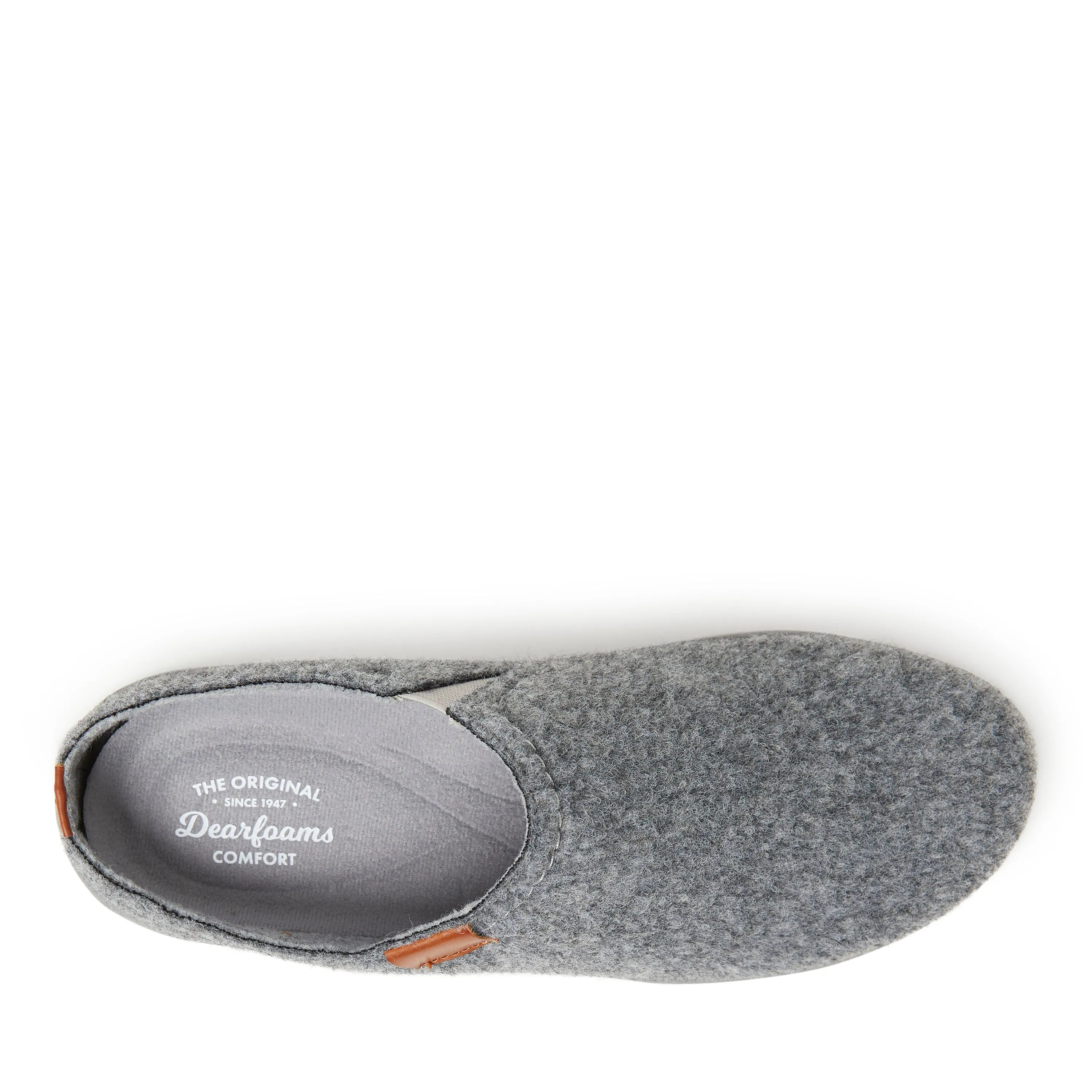 Dearfoams Womens Gianna Oblique Toe Mule