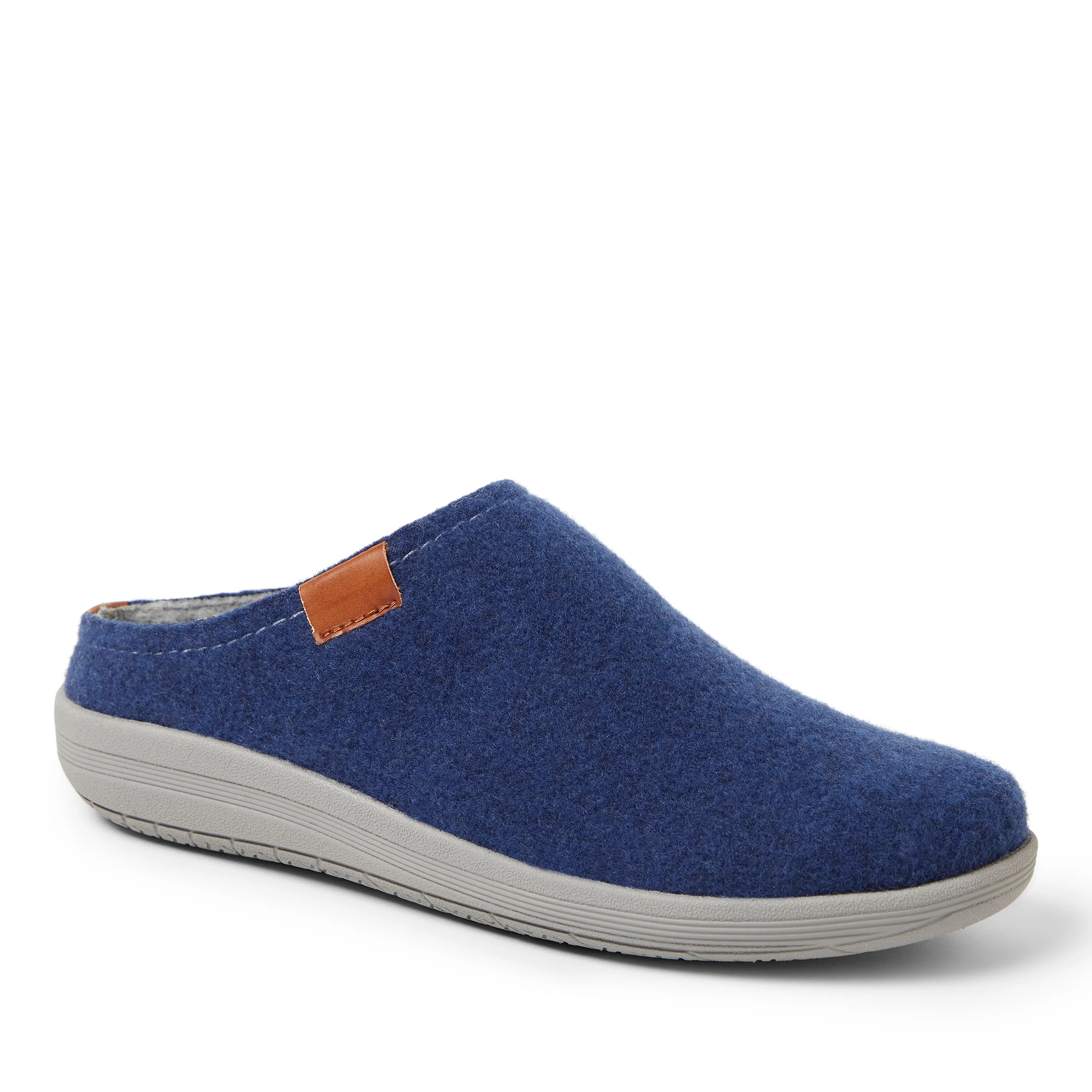 Dearfoams Womens Gianna Oblique Toe Mule