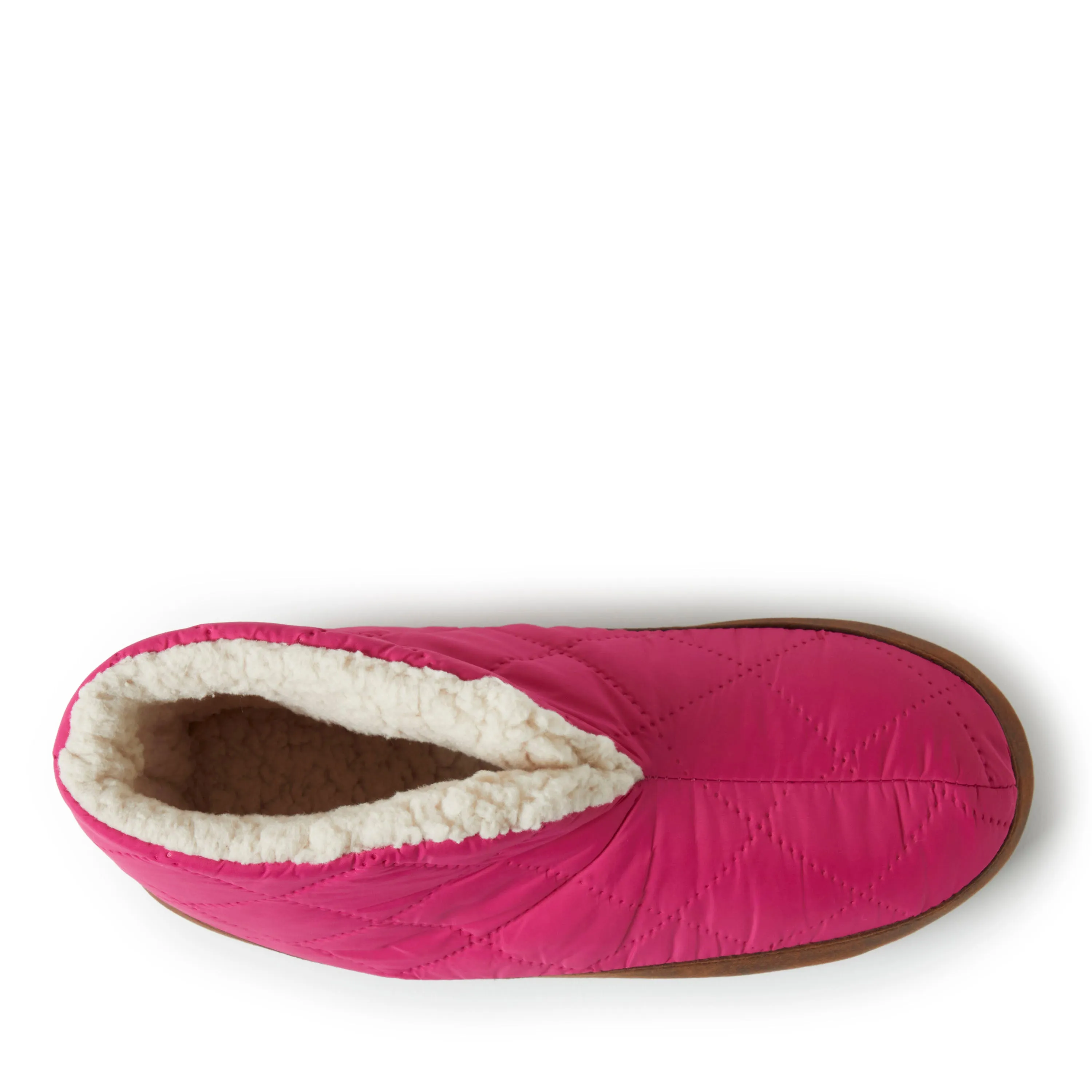 Dearfoams Womens Haven Warm Up Nylon Bootie