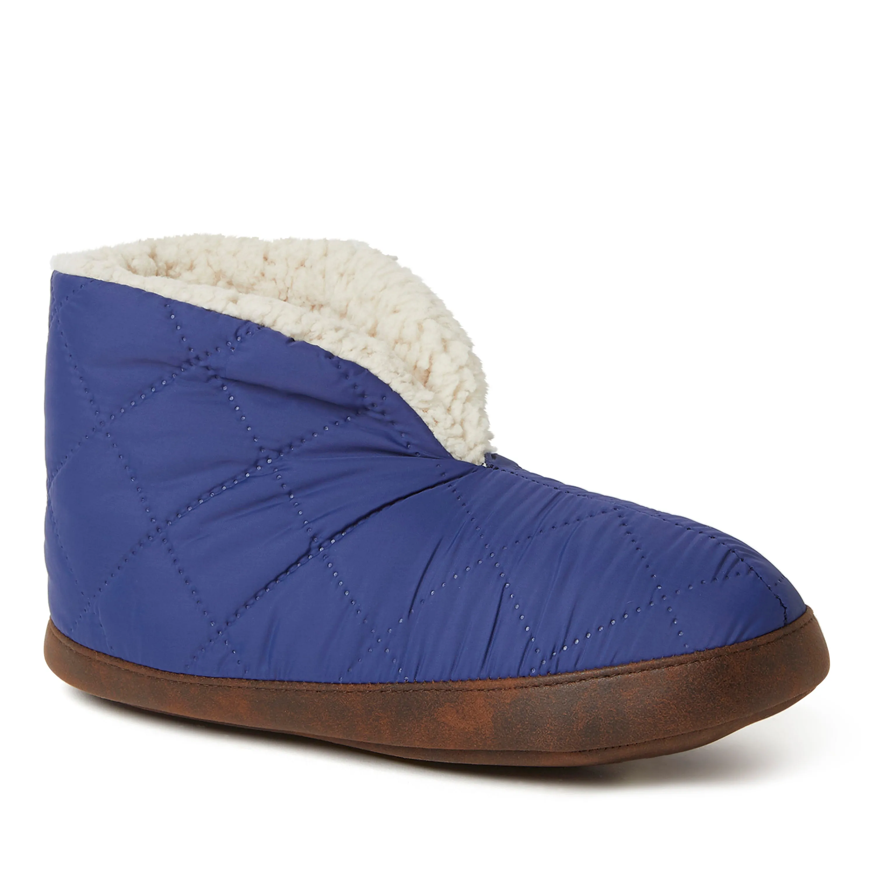 Dearfoams Womens Haven Warm Up Nylon Bootie
