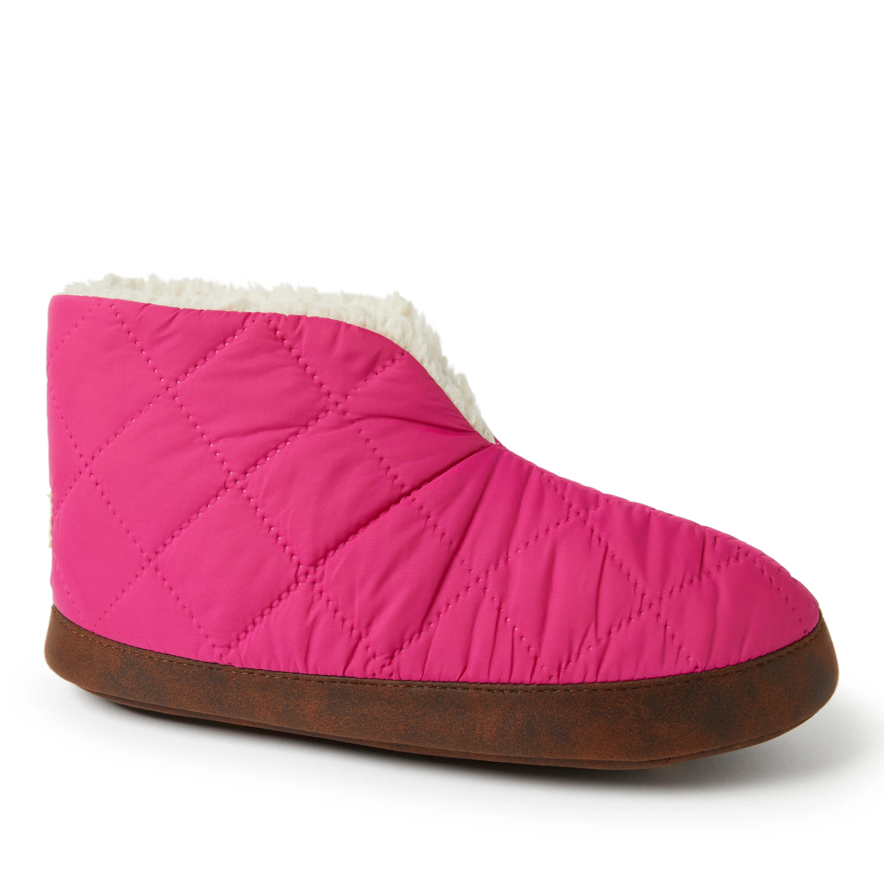 Dearfoams Womens Haven Warm Up Nylon Bootie