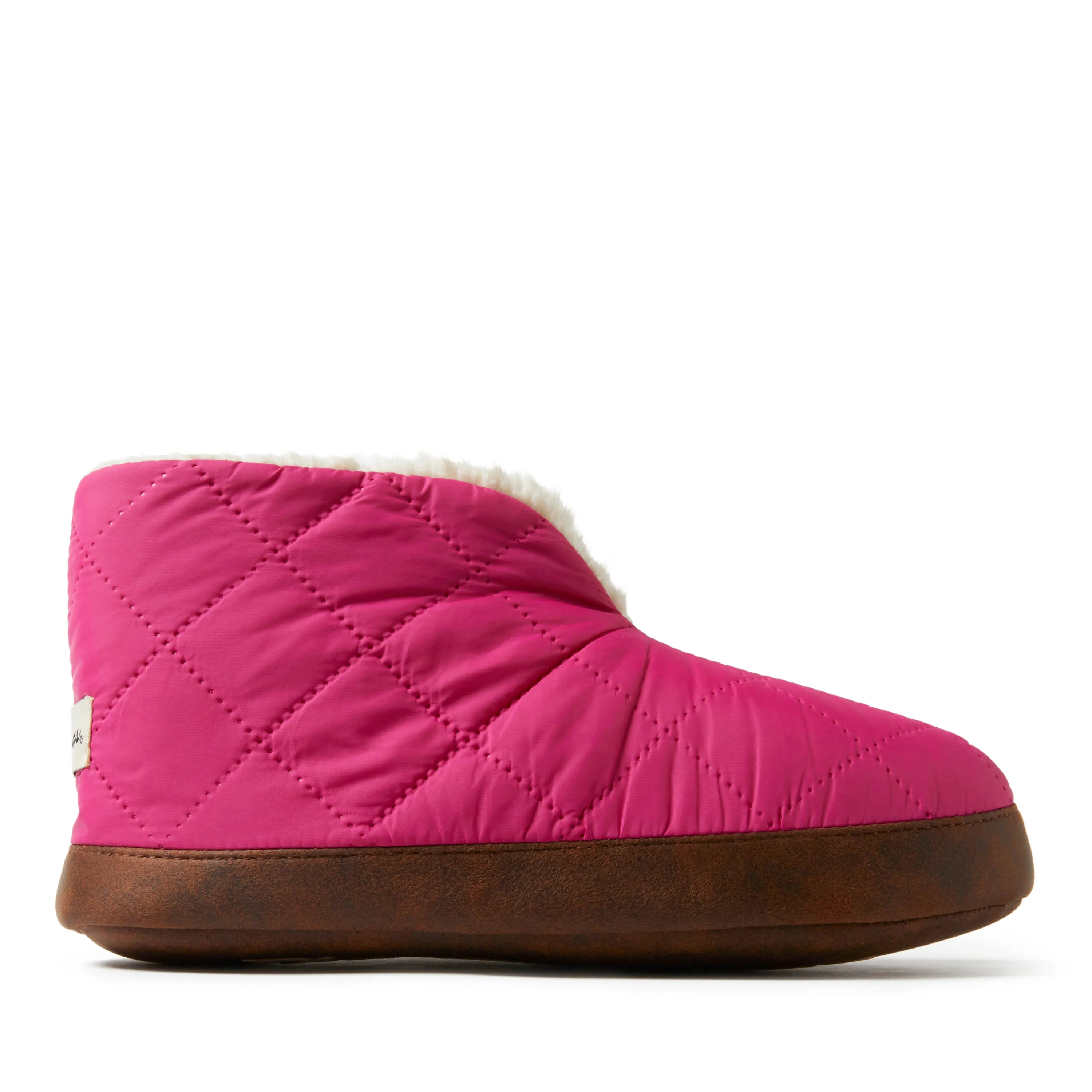 Dearfoams Womens Haven Warm Up Nylon Bootie