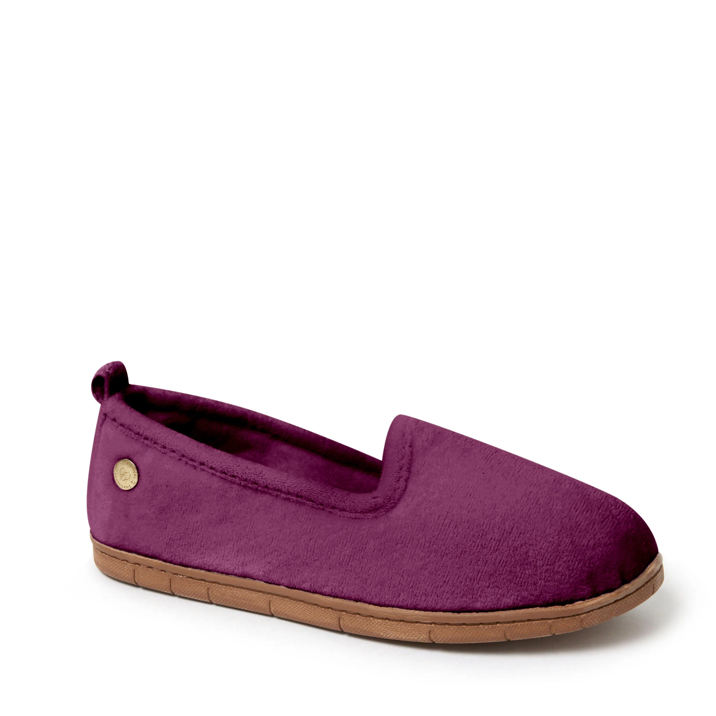 Dearfoams Women's Rachel Velour Closed Back