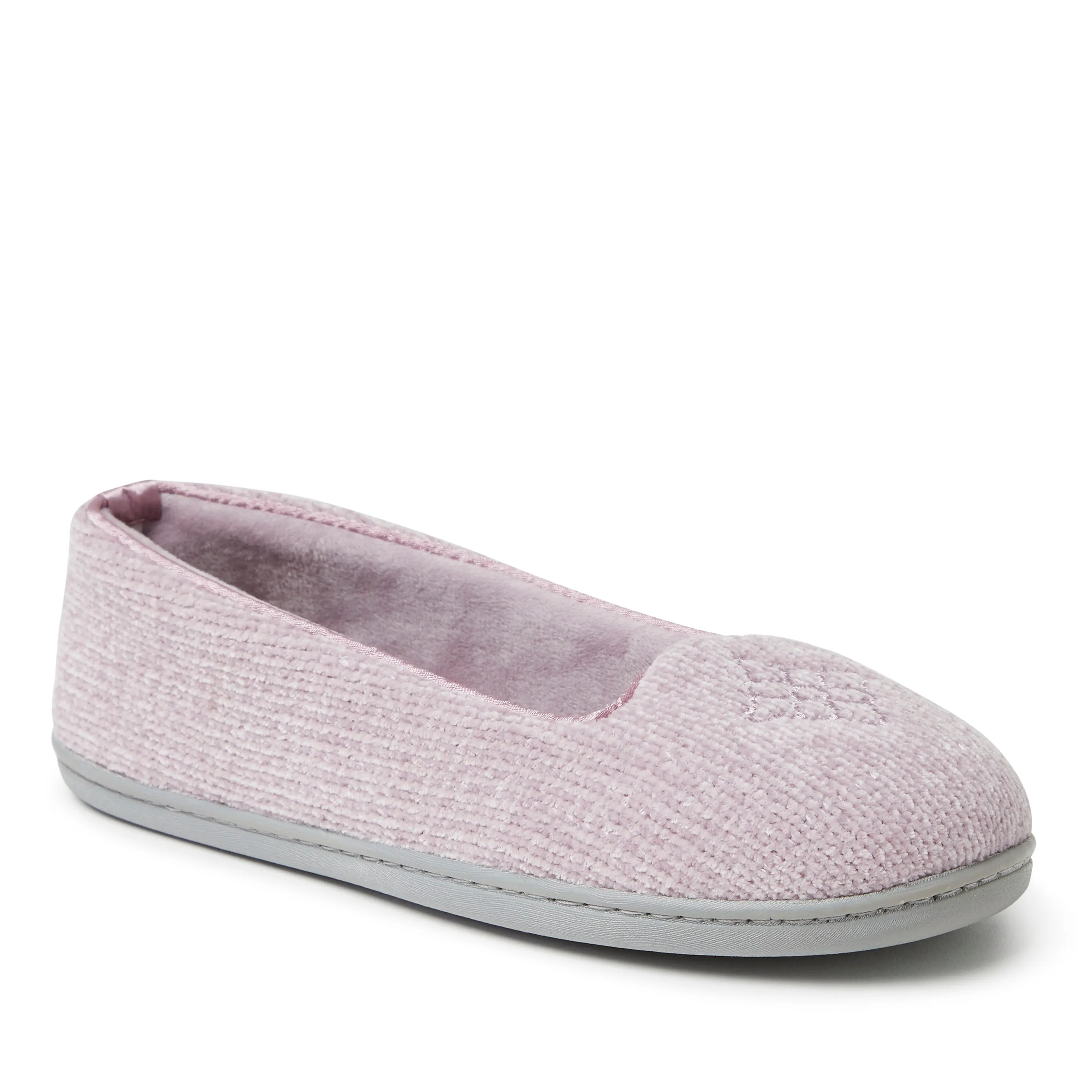 Dearfoams Womens Rebecca Chenille Closed Back