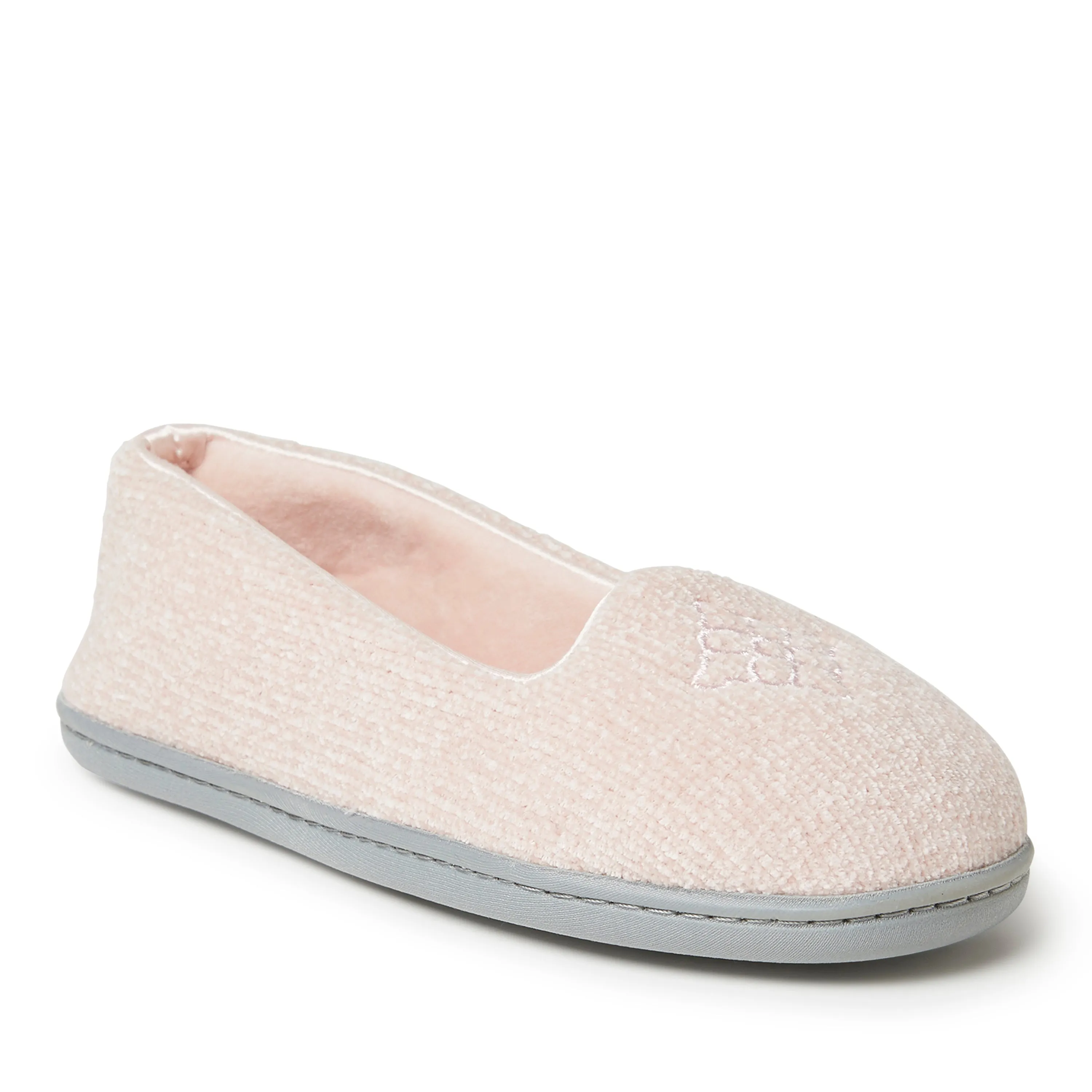 Dearfoams Womens Rebecca Chenille Closed Back